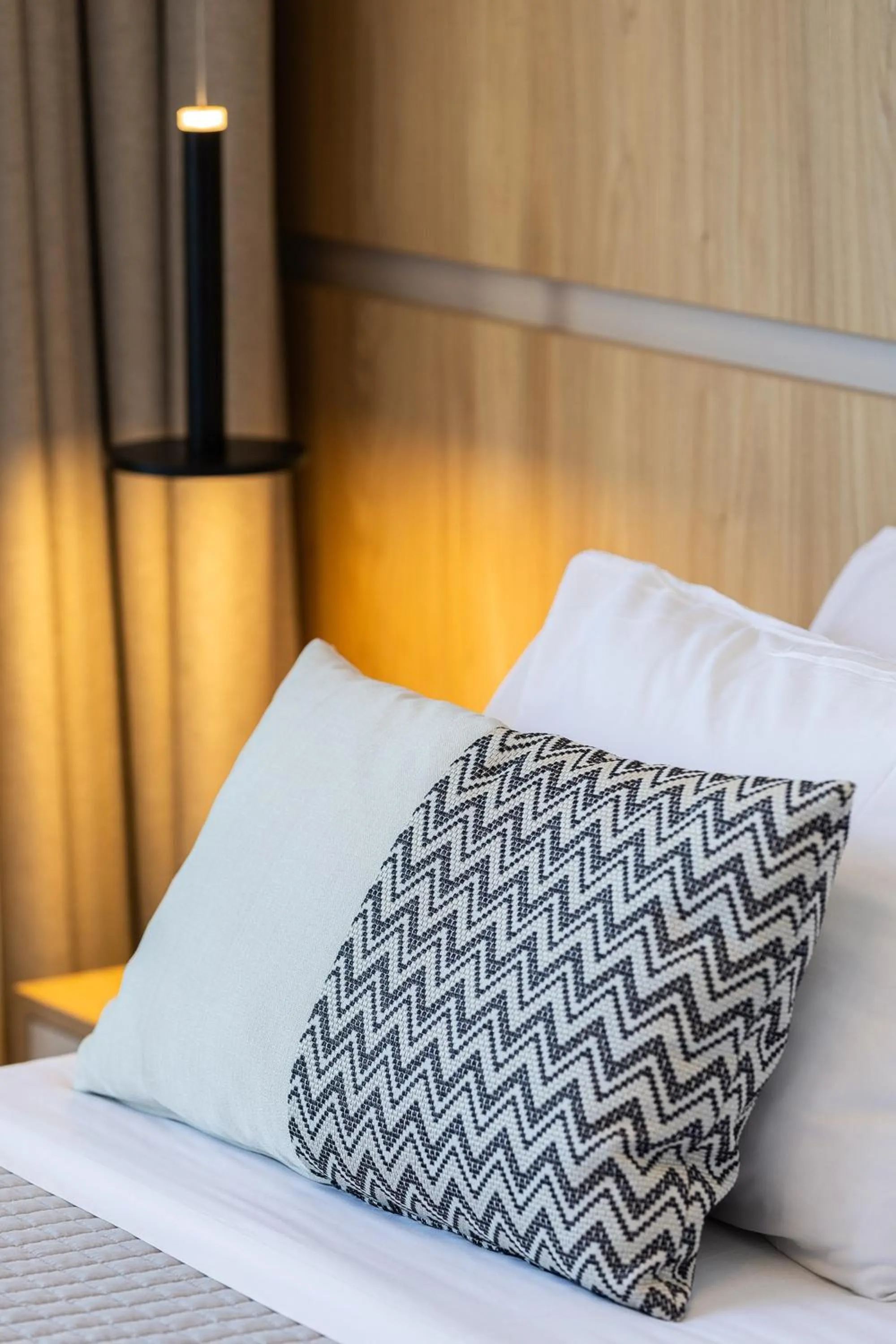 Bed in Poseidon Hotel