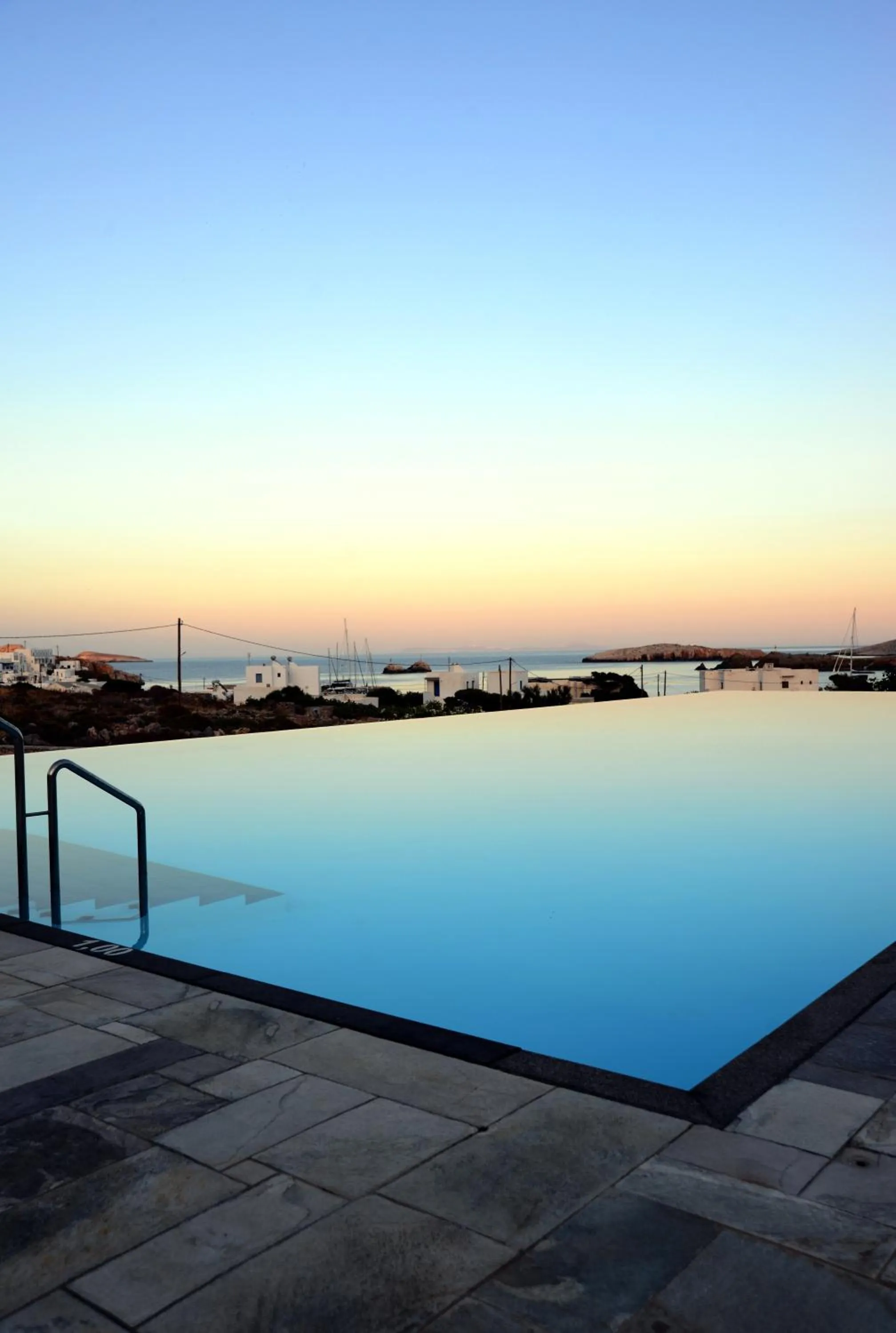 Swimming pool in ANEMI Folegandros