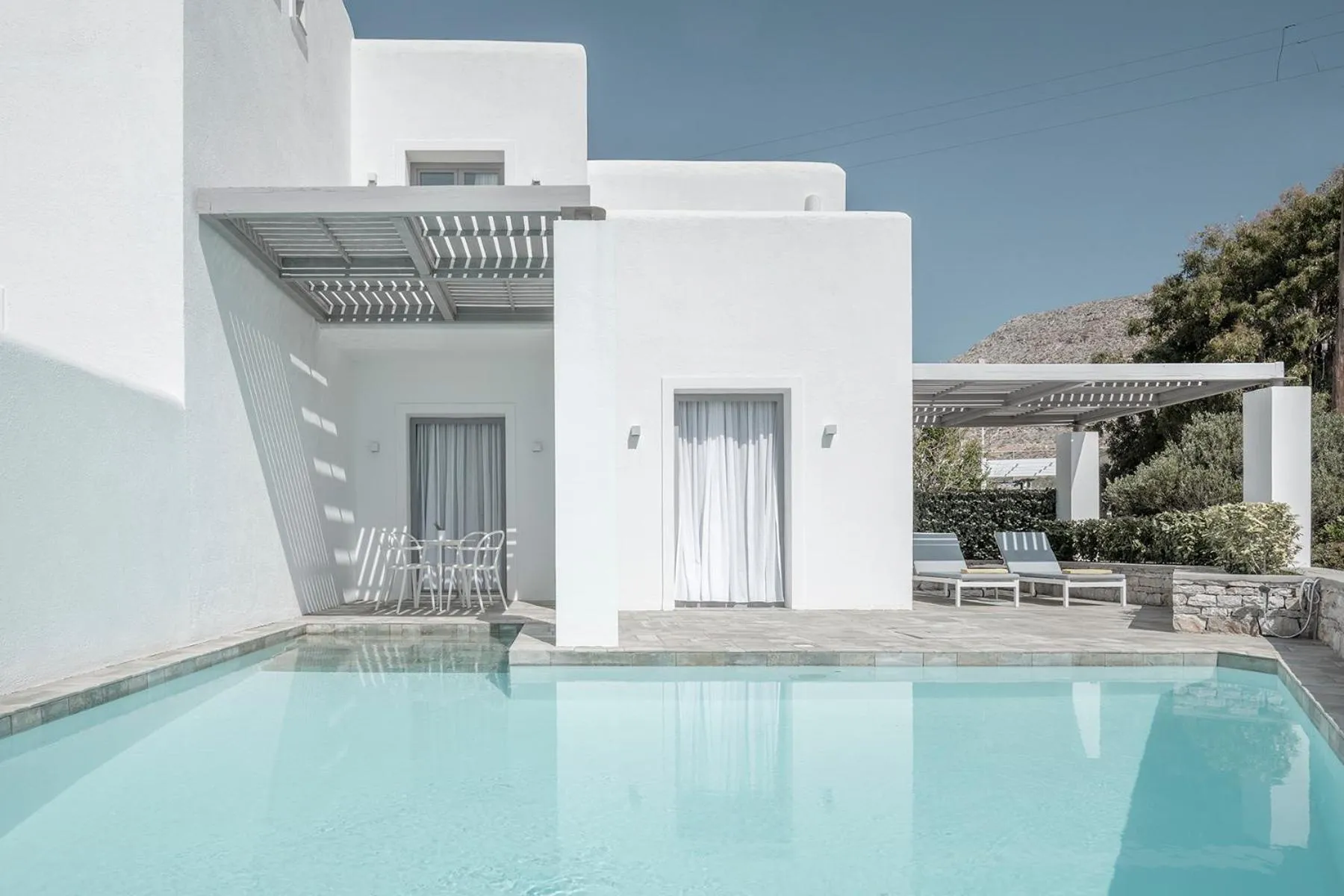 Grand Sea View Suite with Private Pool in ANEMI Folegandros