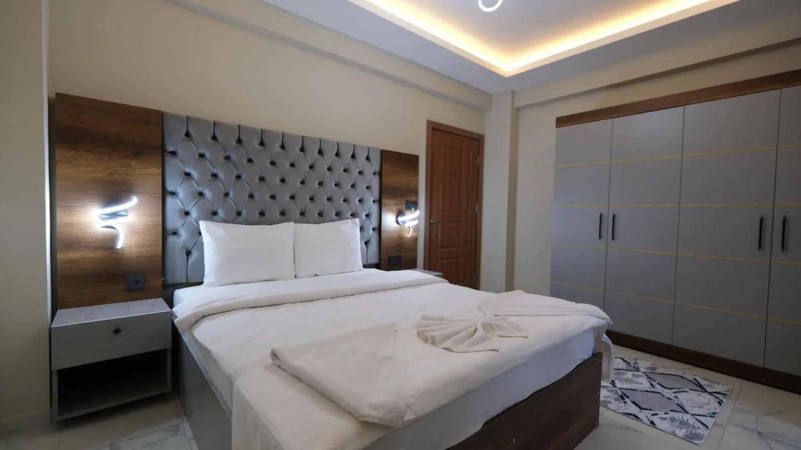 Bed in Afyon Regulus Thermal Apart Hotel & Villas