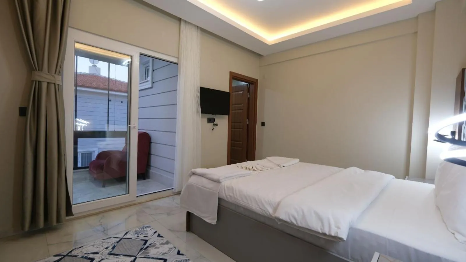 Bed in Afyon Regulus Thermal Apart Hotel & Villas
