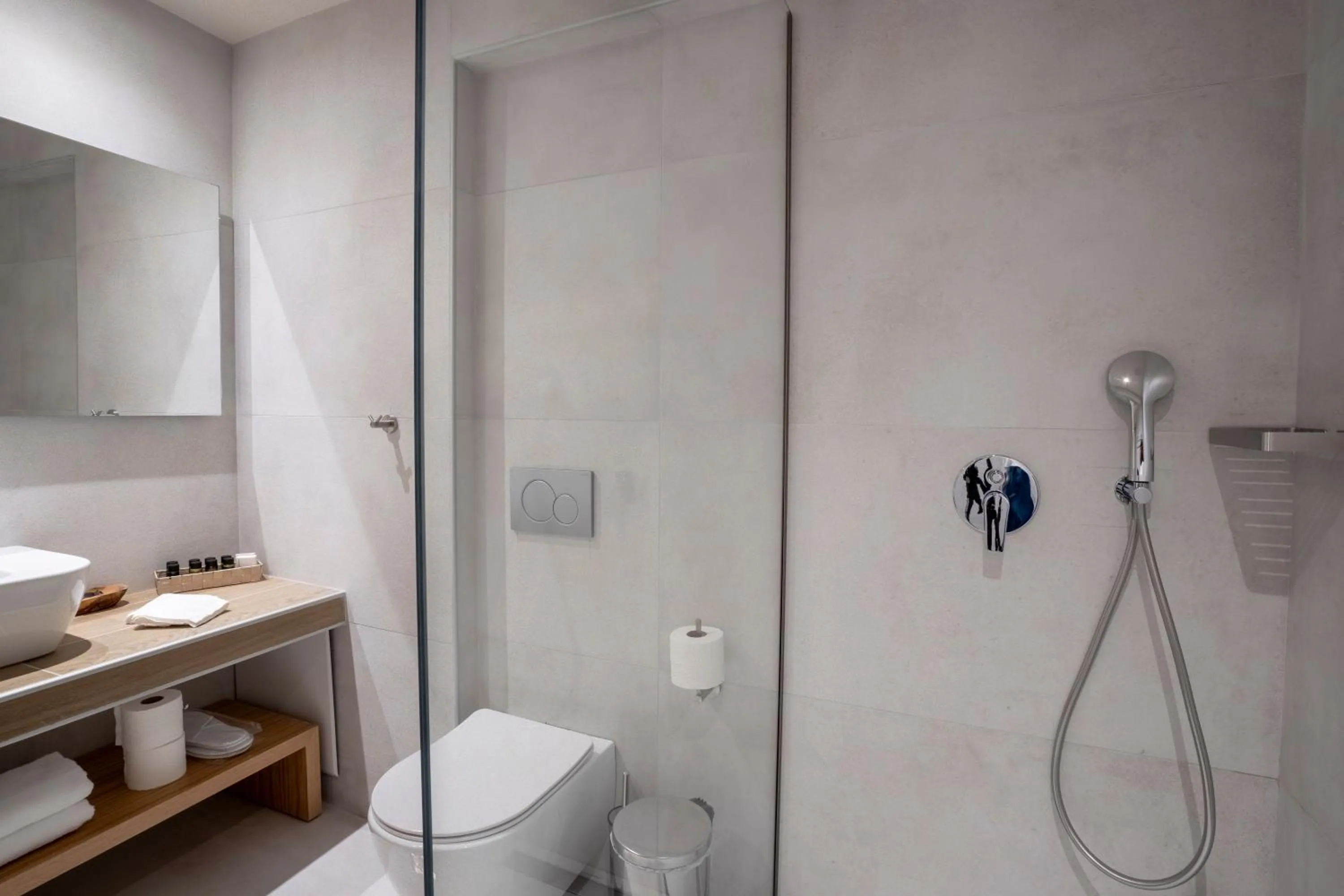 Shower in Likoria Hotel