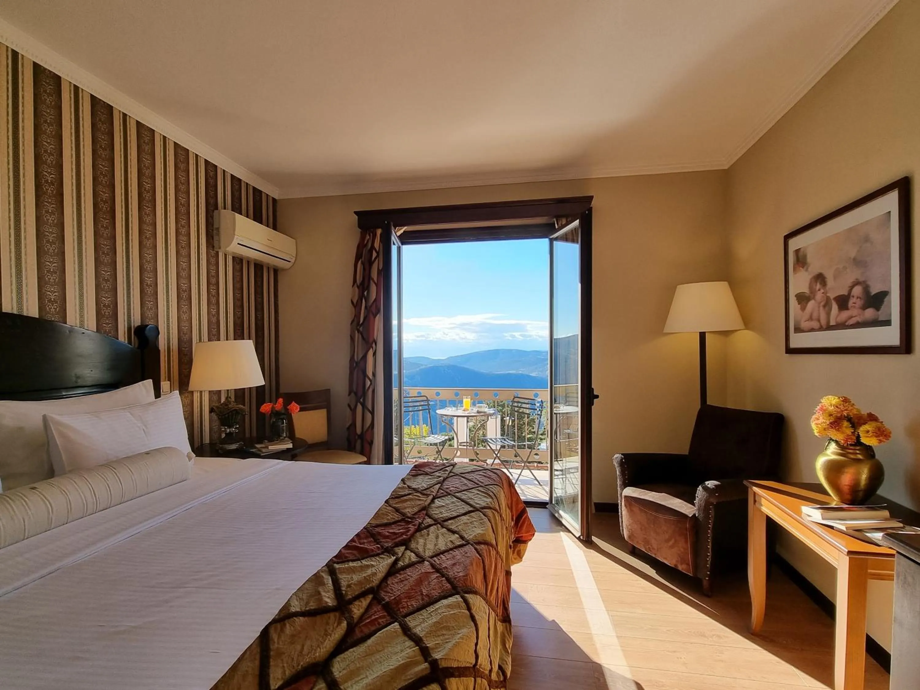 Bed in Likoria Hotel