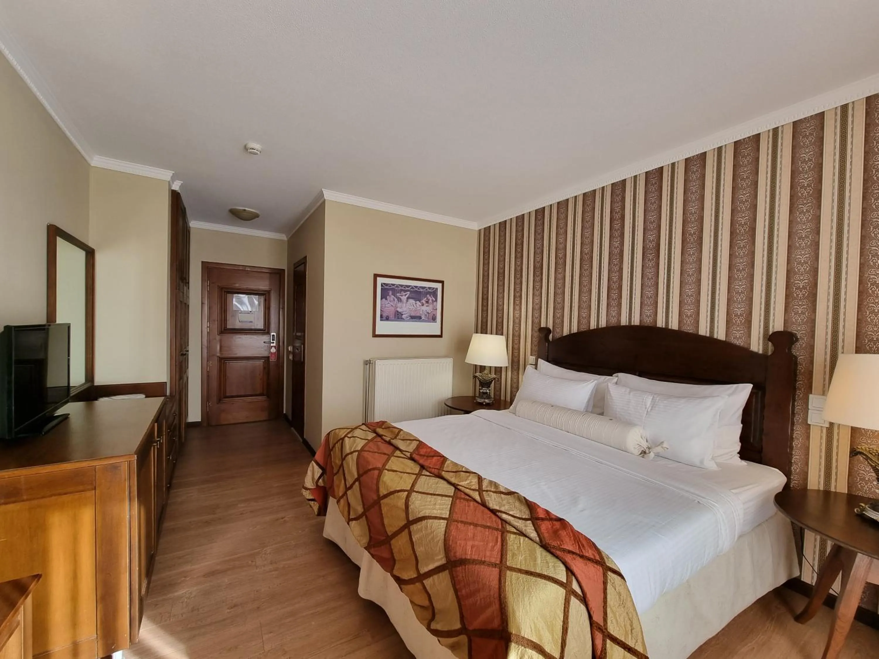 Bed in Likoria Hotel