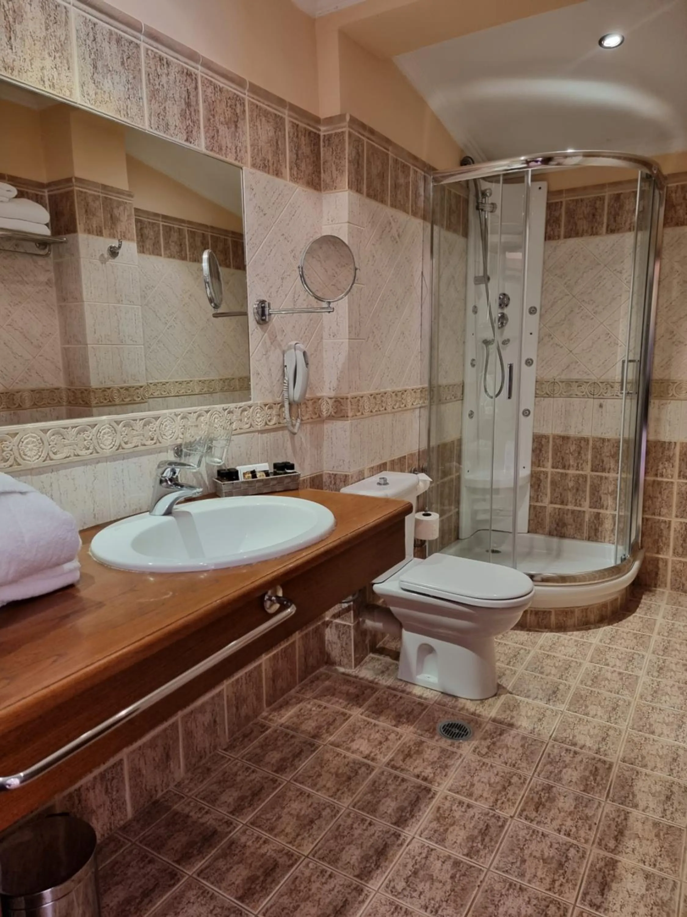 Shower in Likoria Hotel