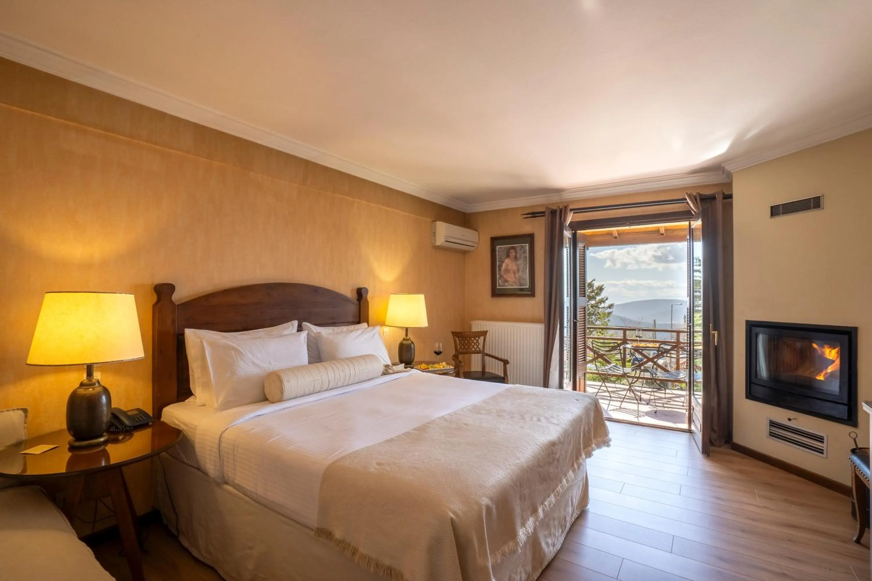 Bed in Likoria Hotel