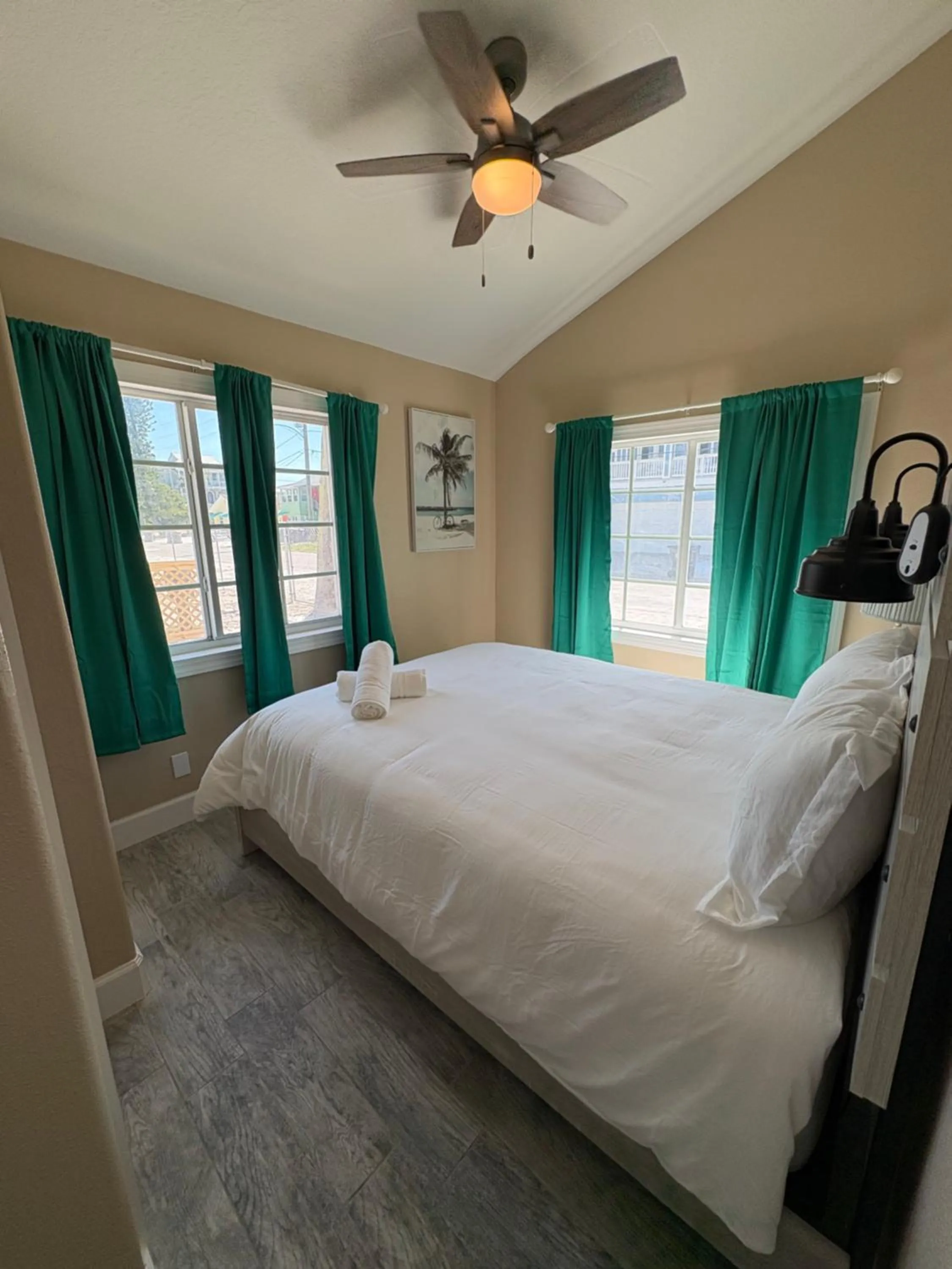 Bed in Blue Waters Treasure Island