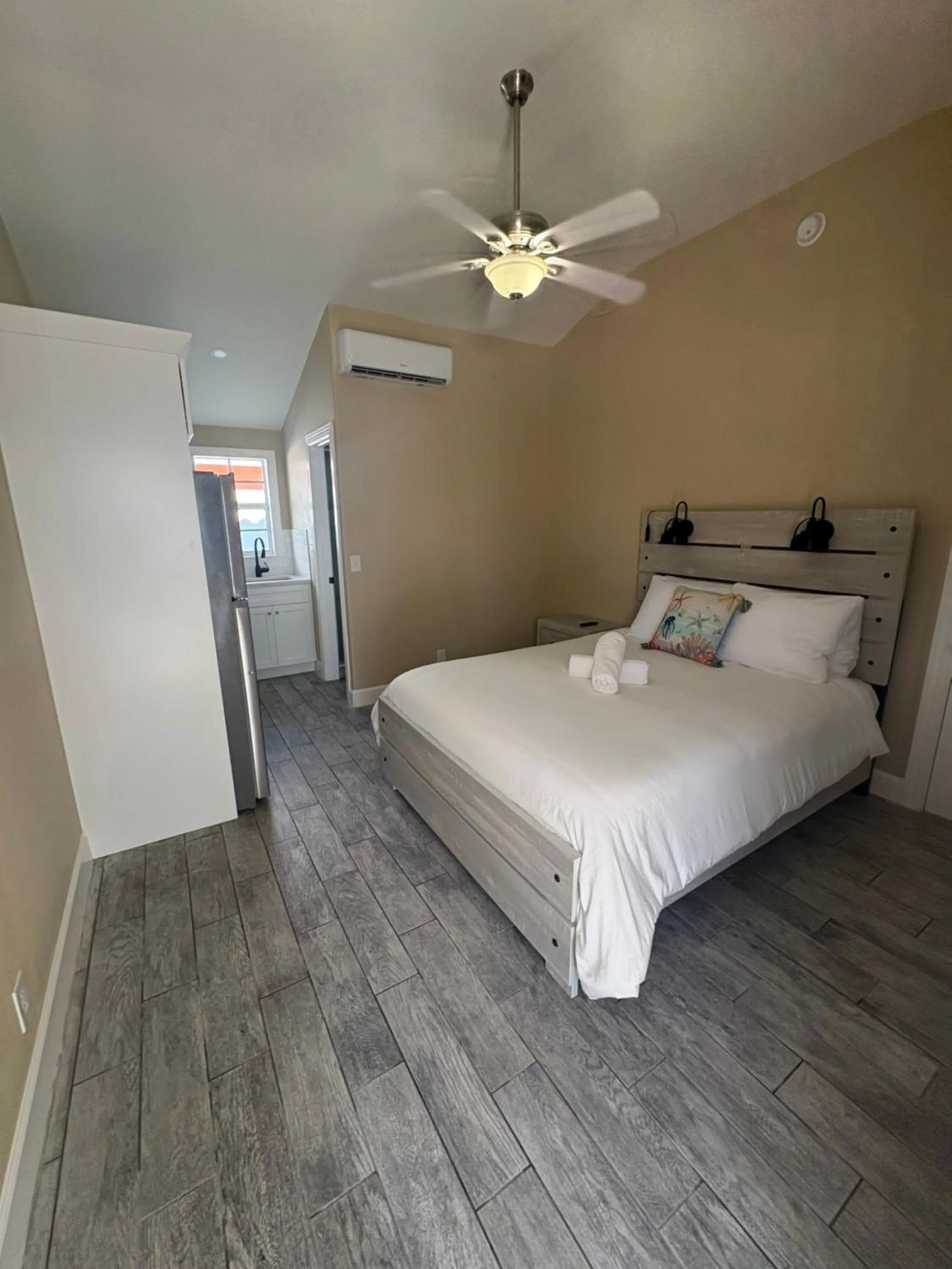 Bed in Blue Waters Treasure Island