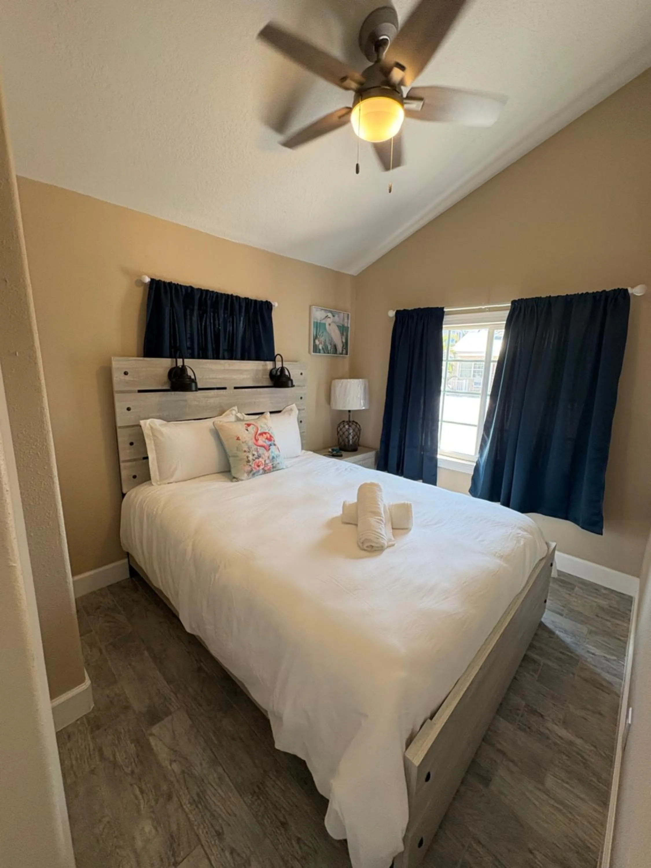 Bed in Blue Waters Treasure Island