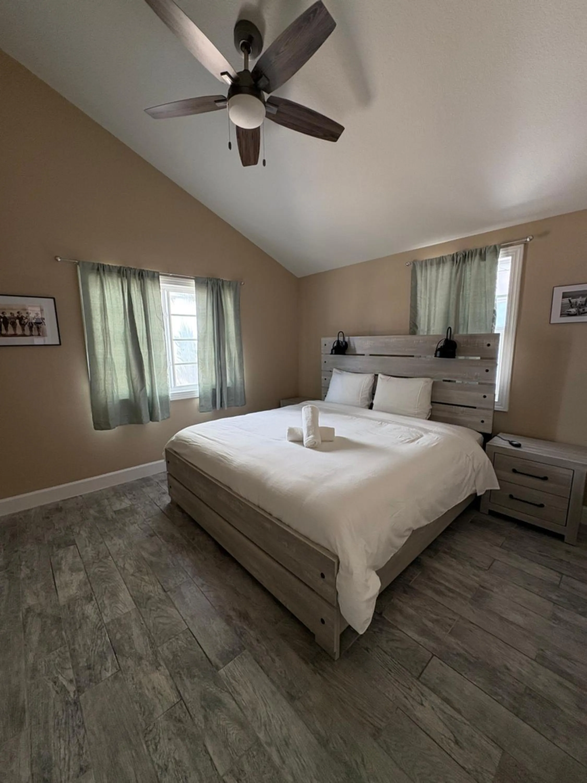 Bed in Blue Waters Treasure Island