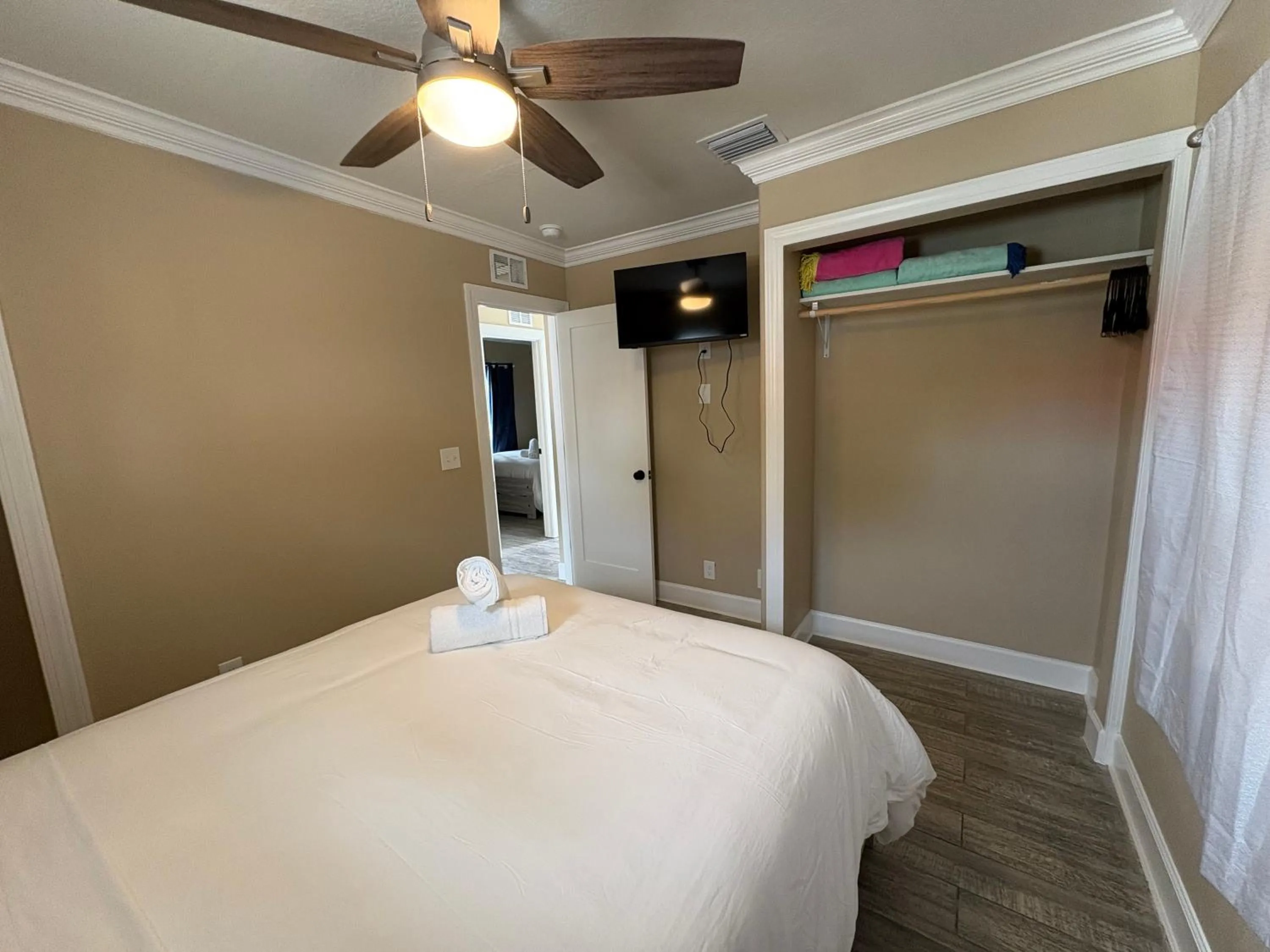 Bed in Blue Waters Treasure Island