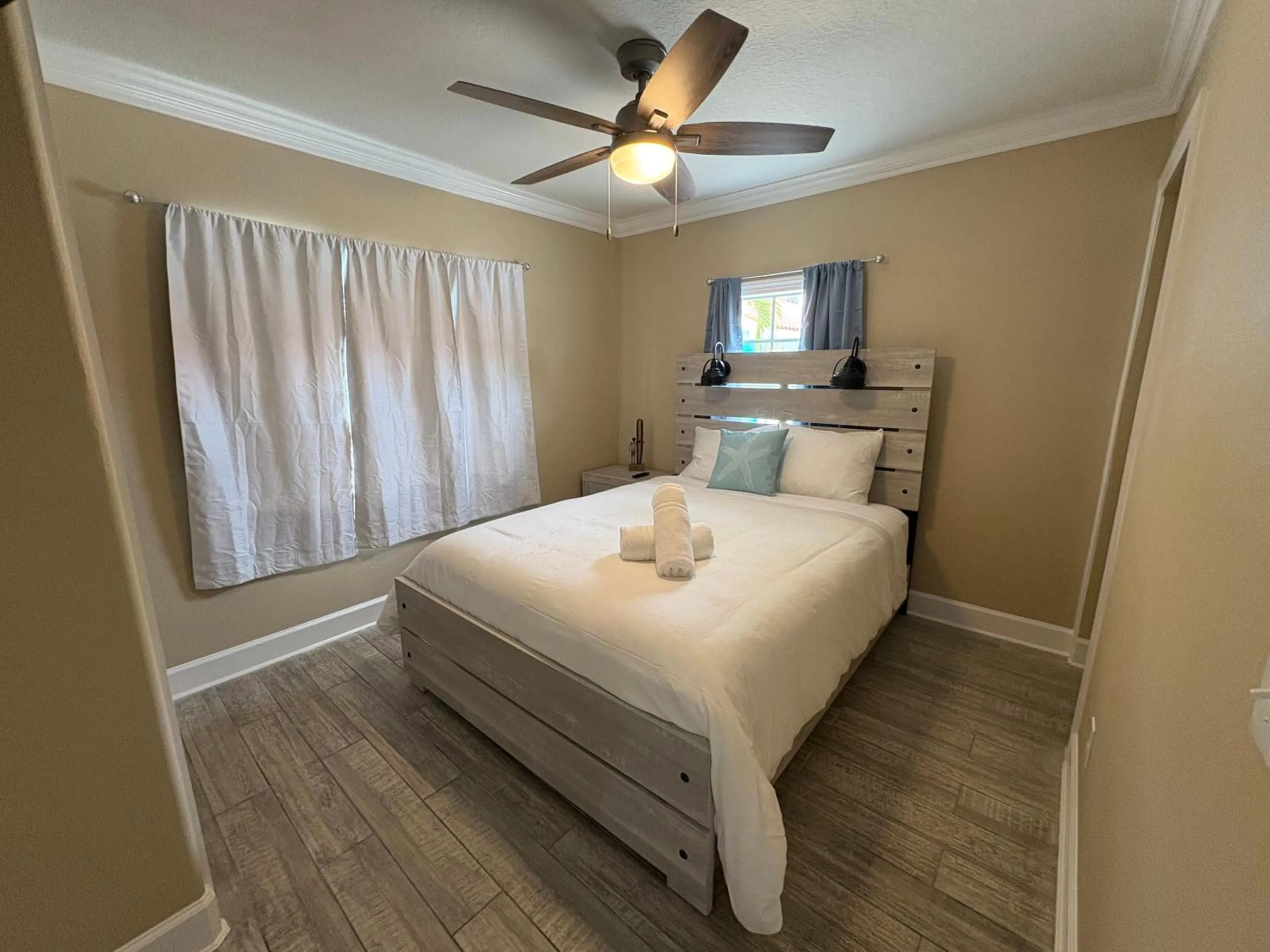 Bed in Blue Waters Treasure Island