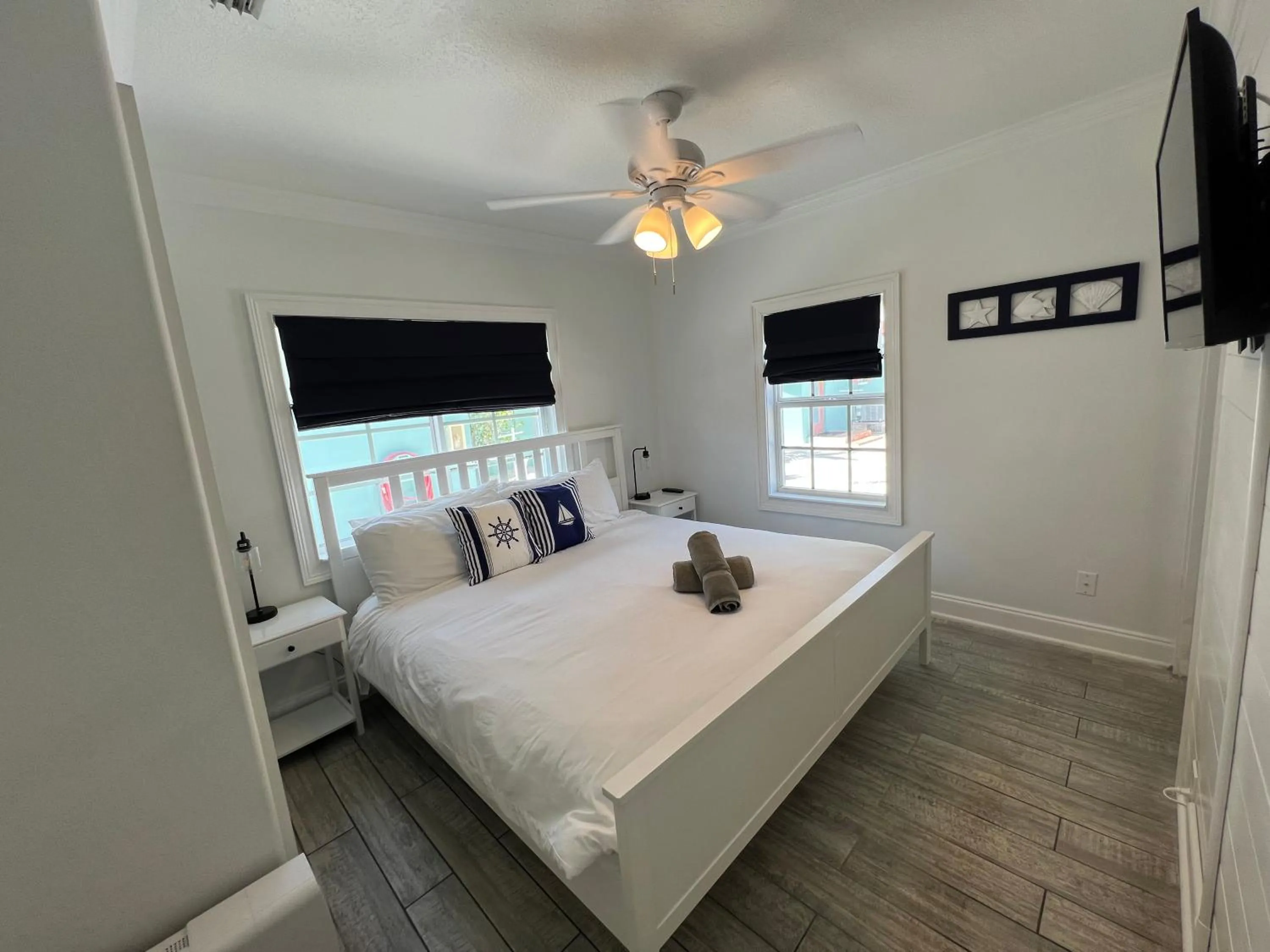 Bed in Blue Waters Treasure Island