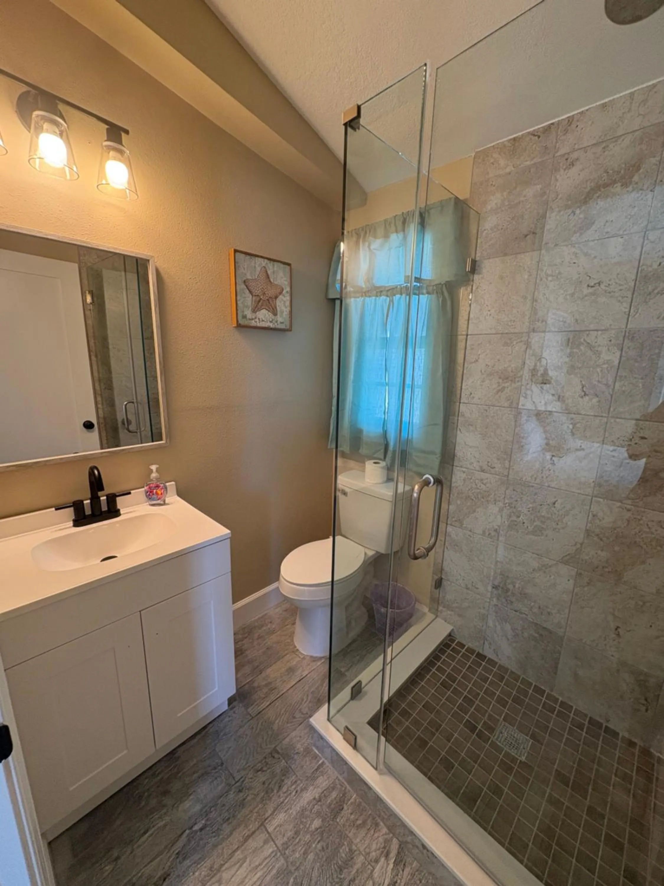 Shower in Blue Waters Treasure Island