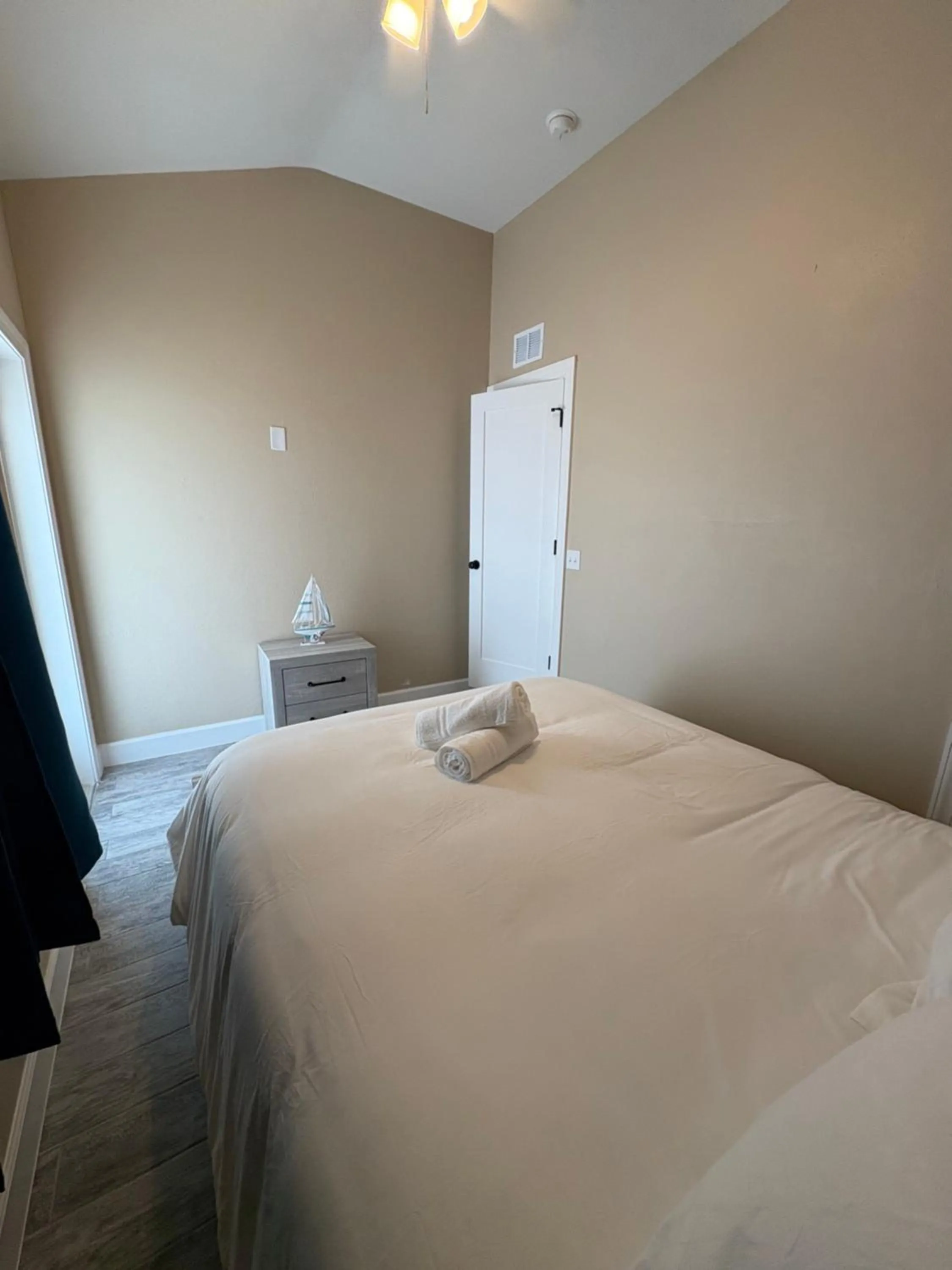 Bed in Blue Waters Treasure Island