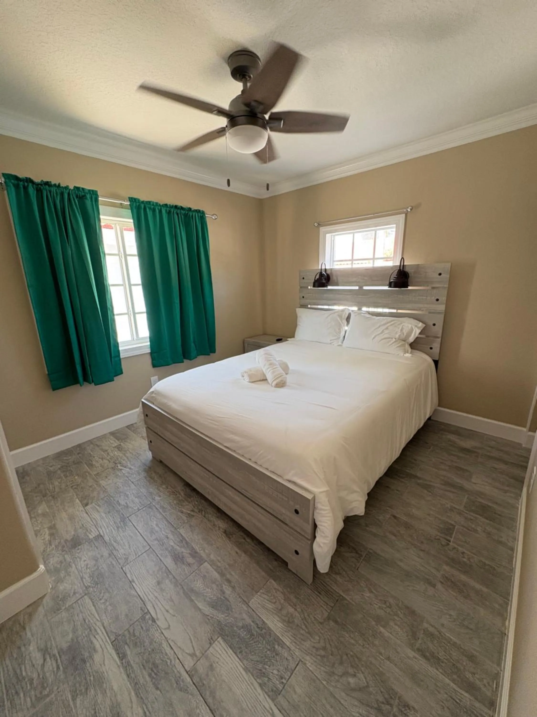 Bed in Blue Waters Treasure Island