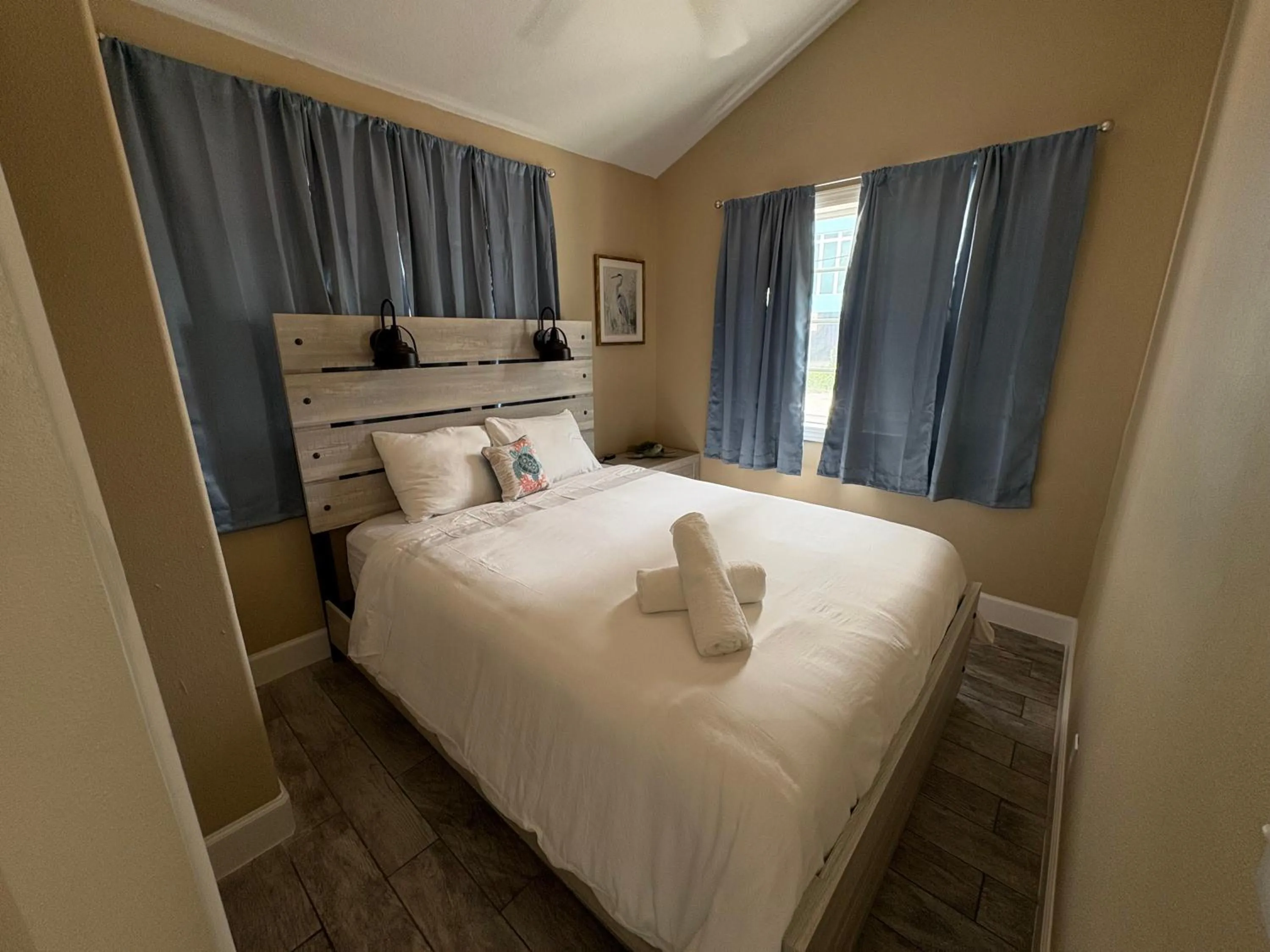 Bed in Blue Waters Treasure Island