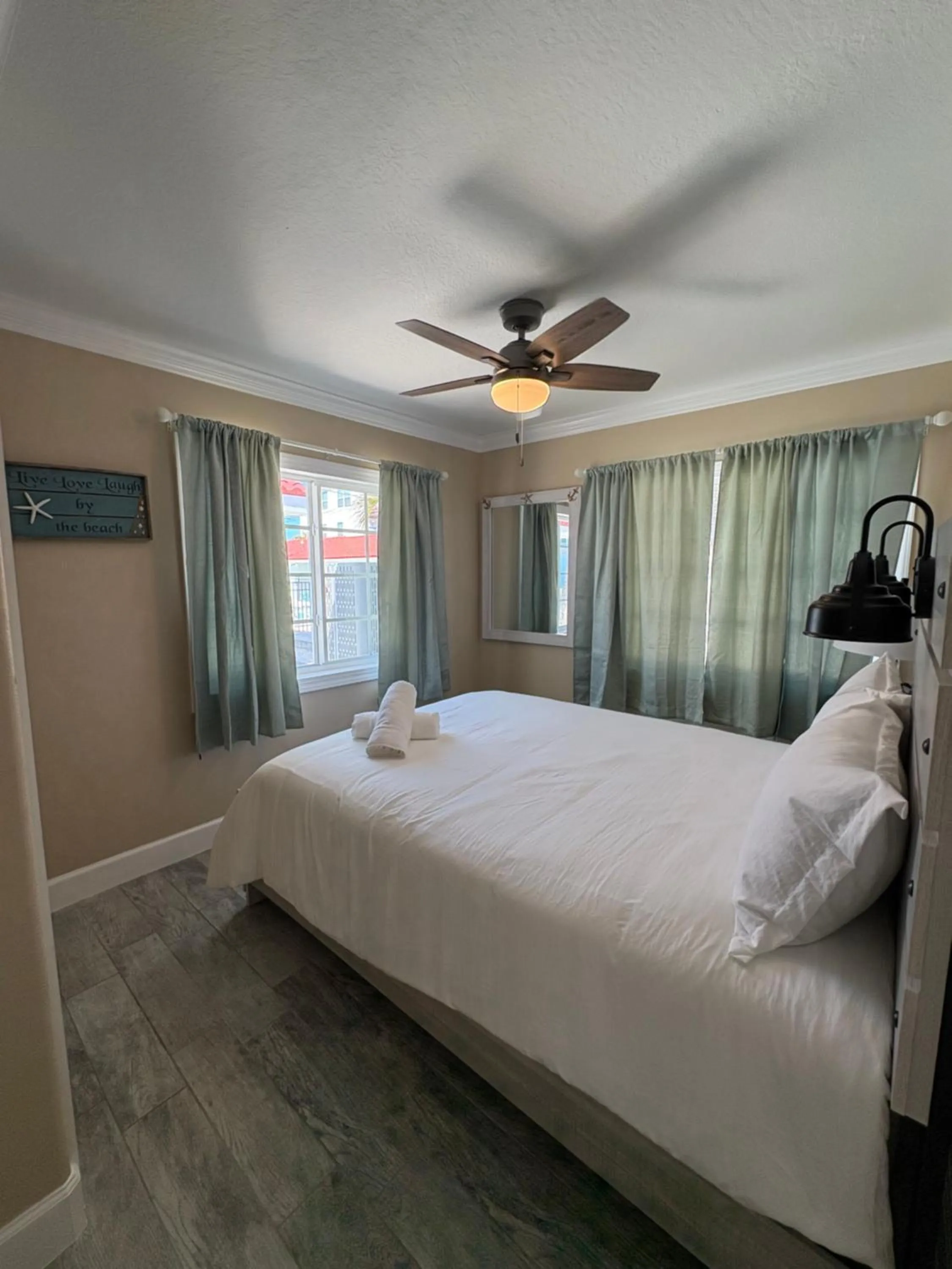 Bed in Blue Waters Treasure Island