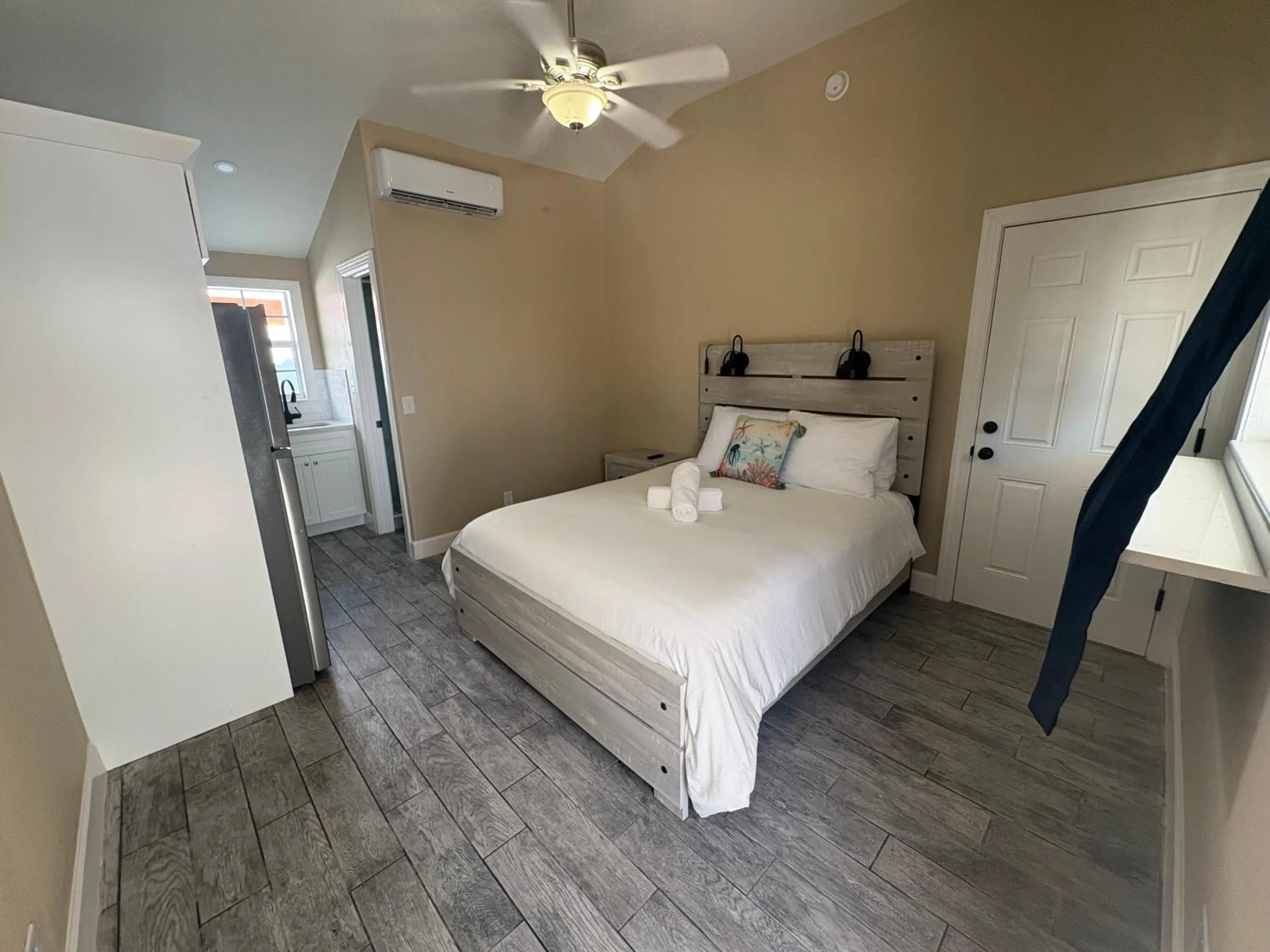 Bed in Blue Waters Treasure Island