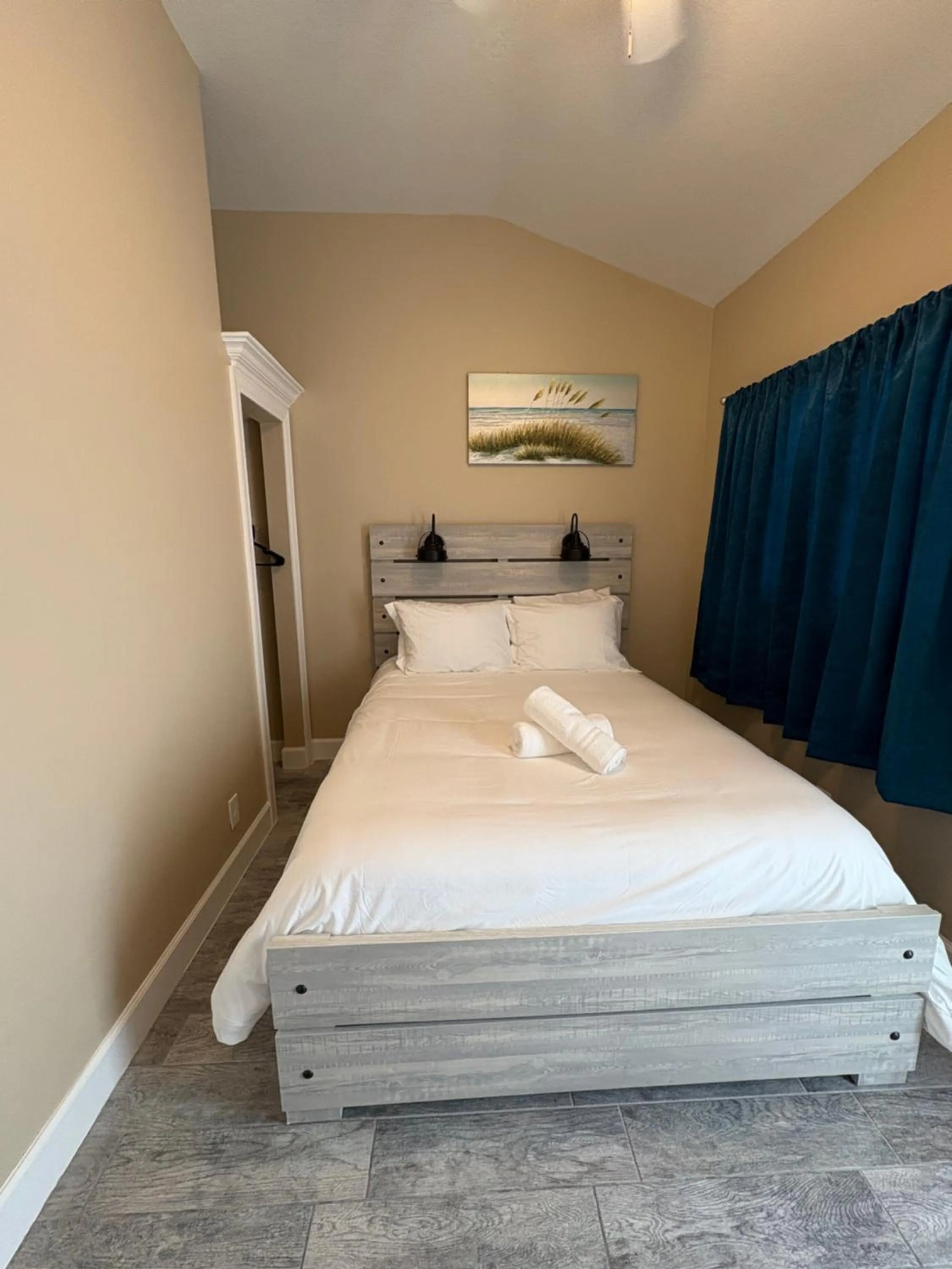 Bed in Blue Waters Treasure Island