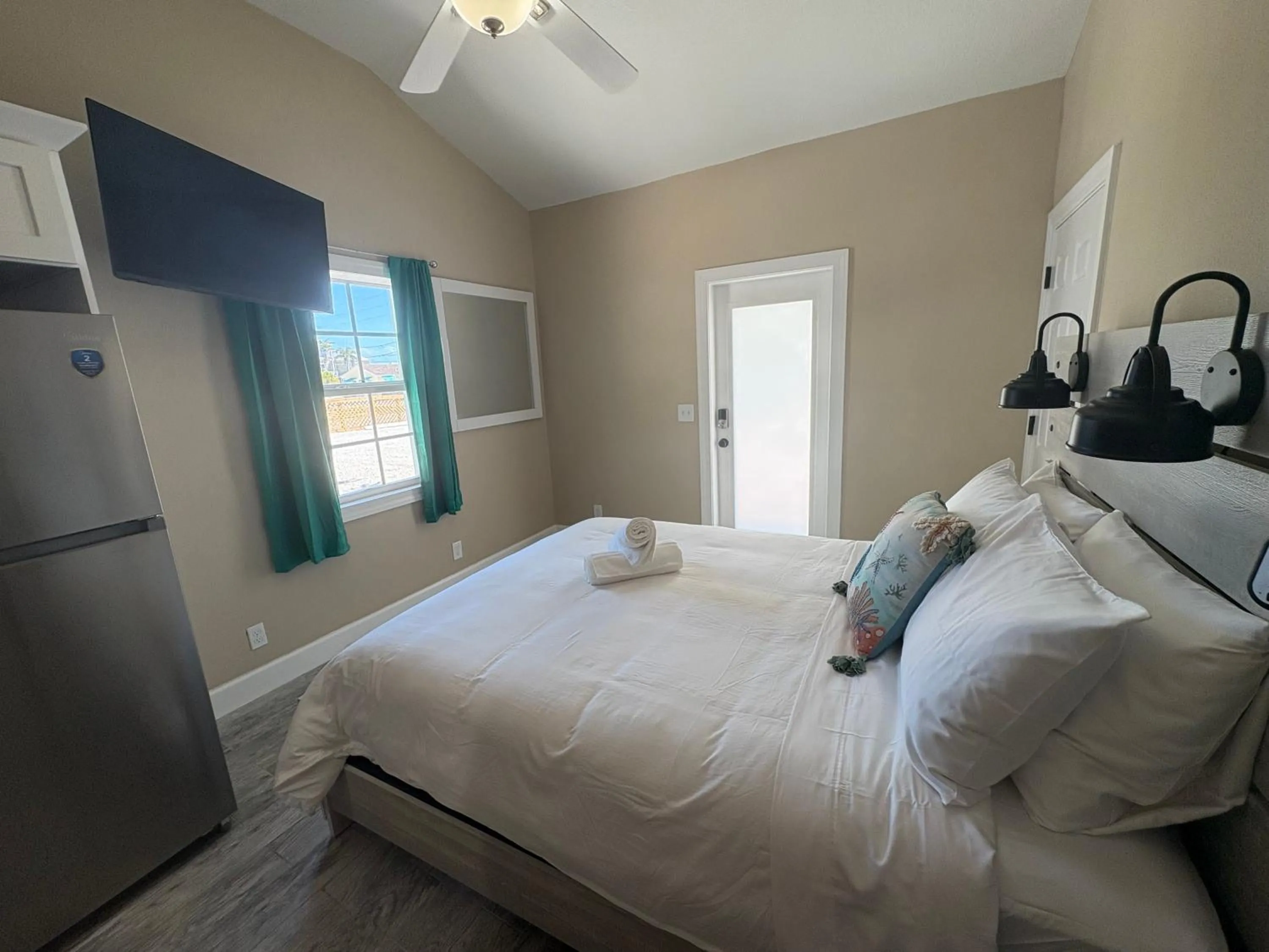 Bed in Blue Waters Treasure Island