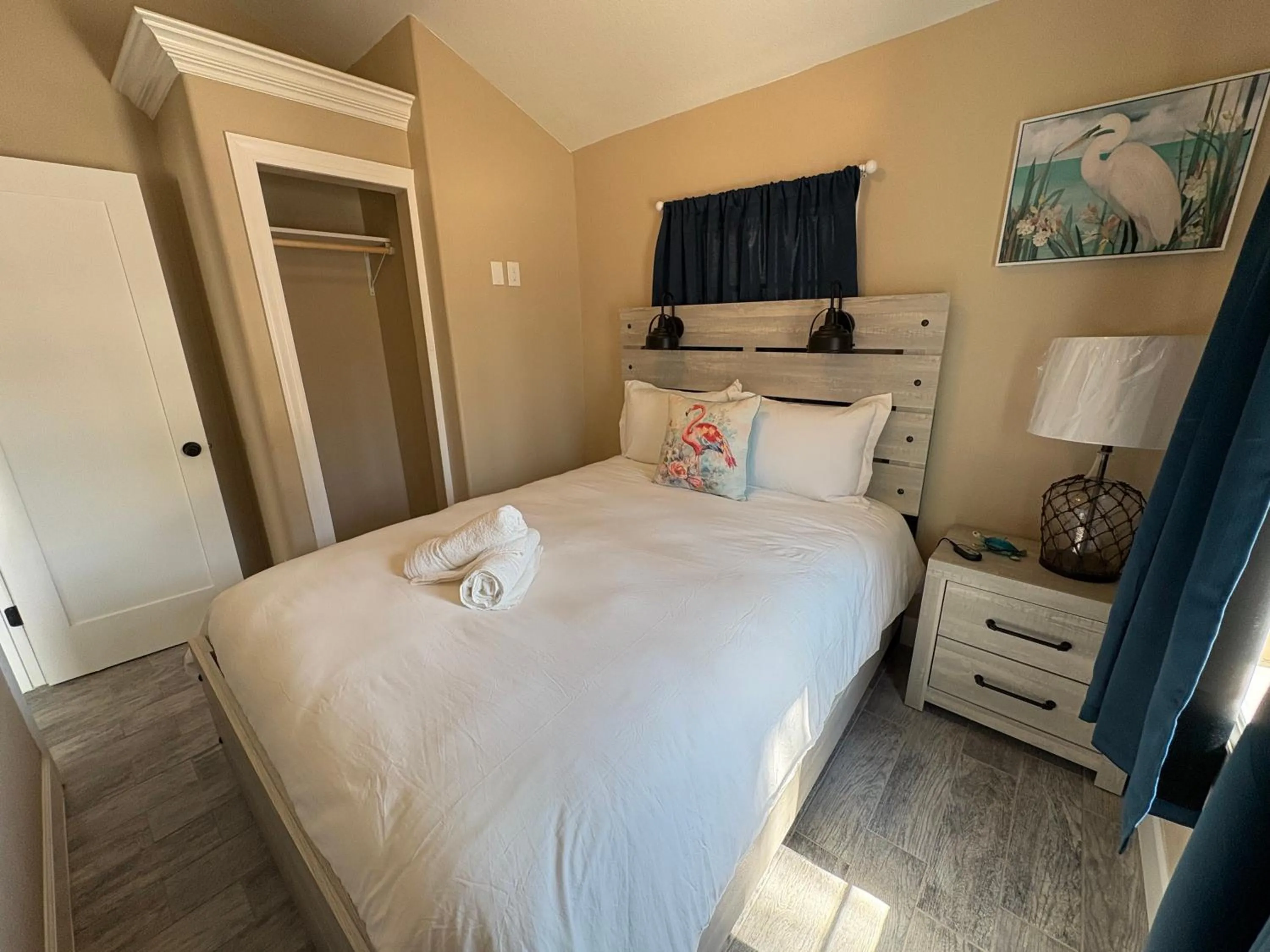 Bed in Blue Waters Treasure Island