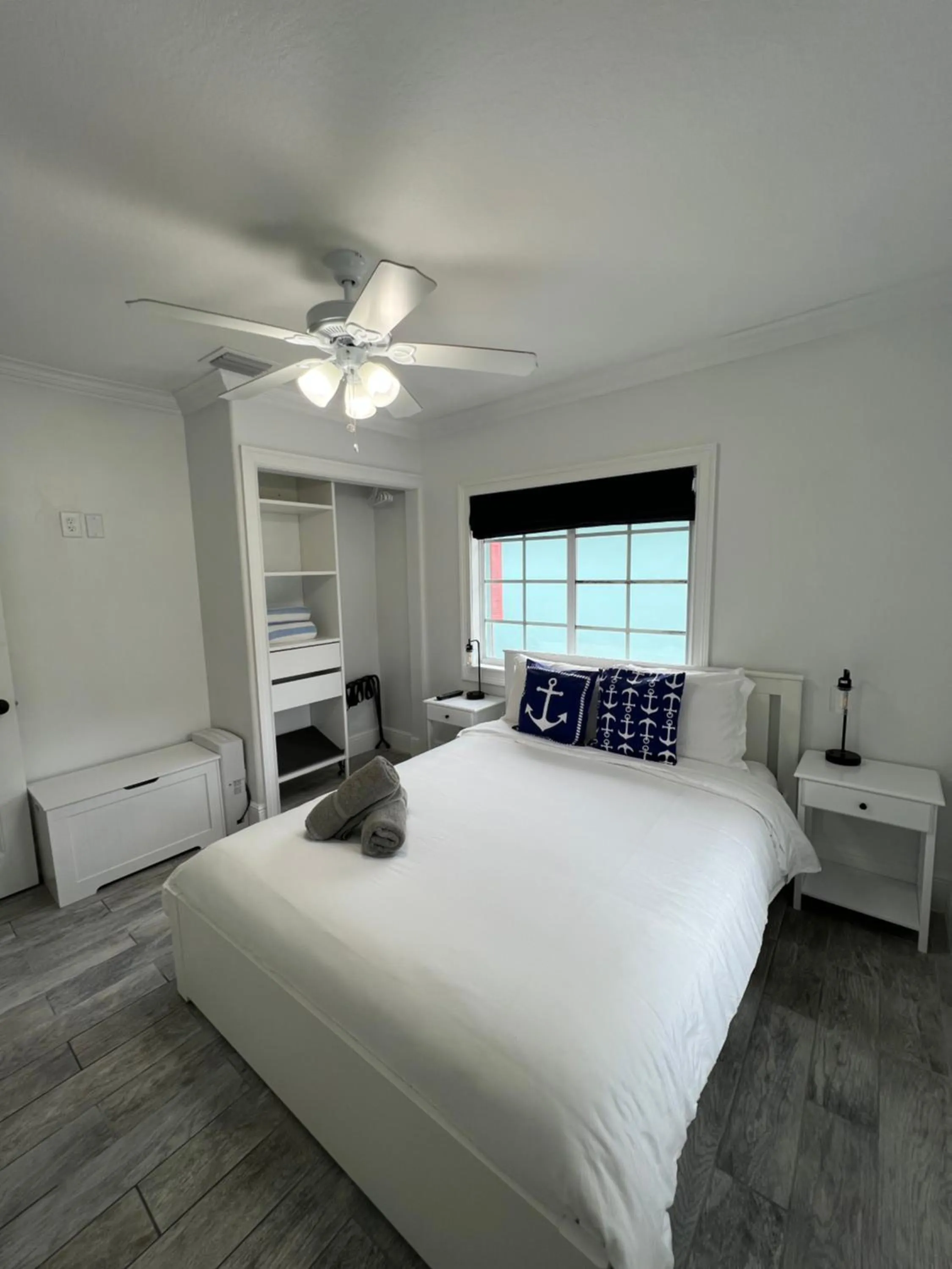 Bed in Blue Waters Treasure Island