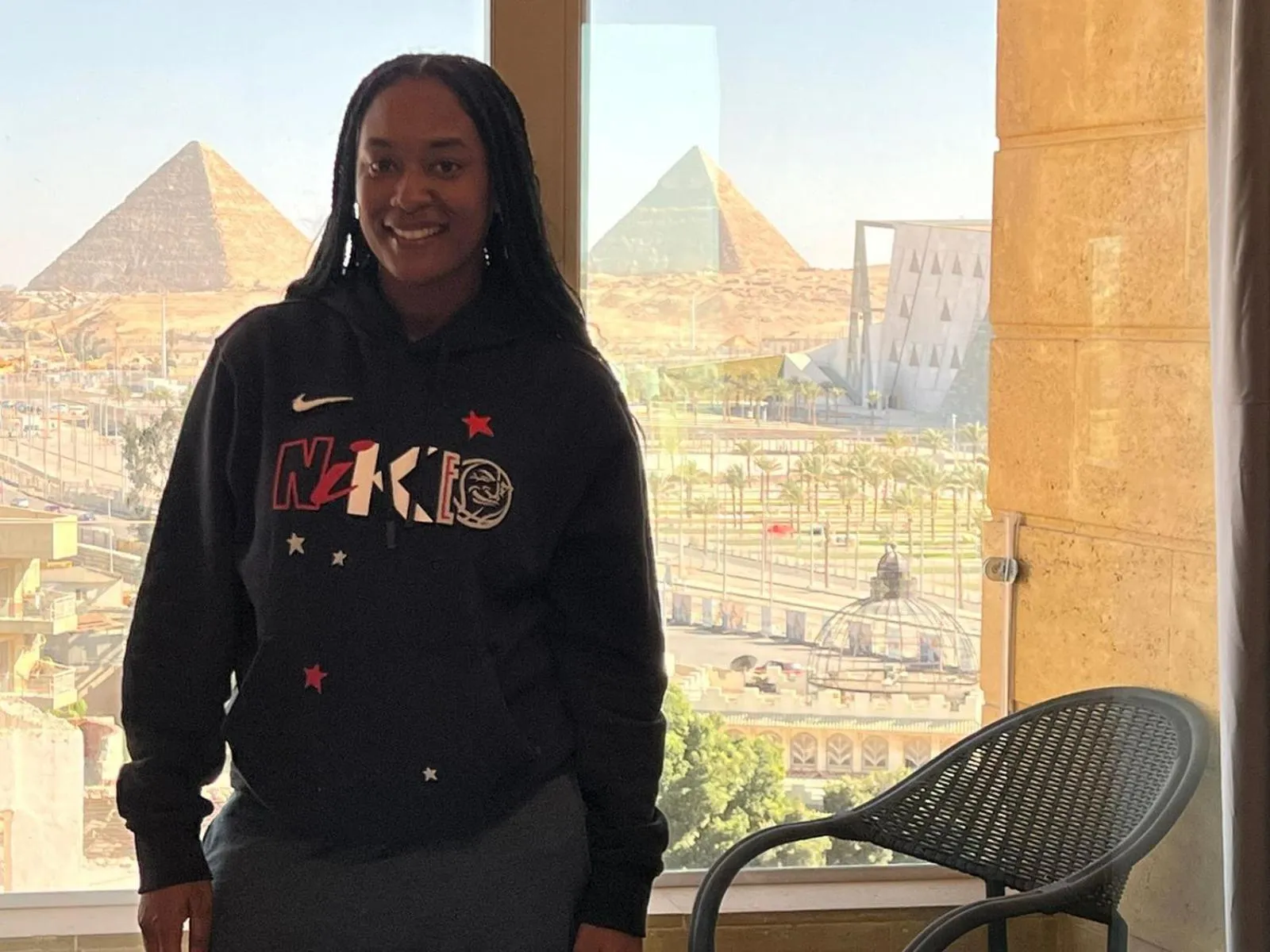 Day in Asia Grand Museum & Pyramids view