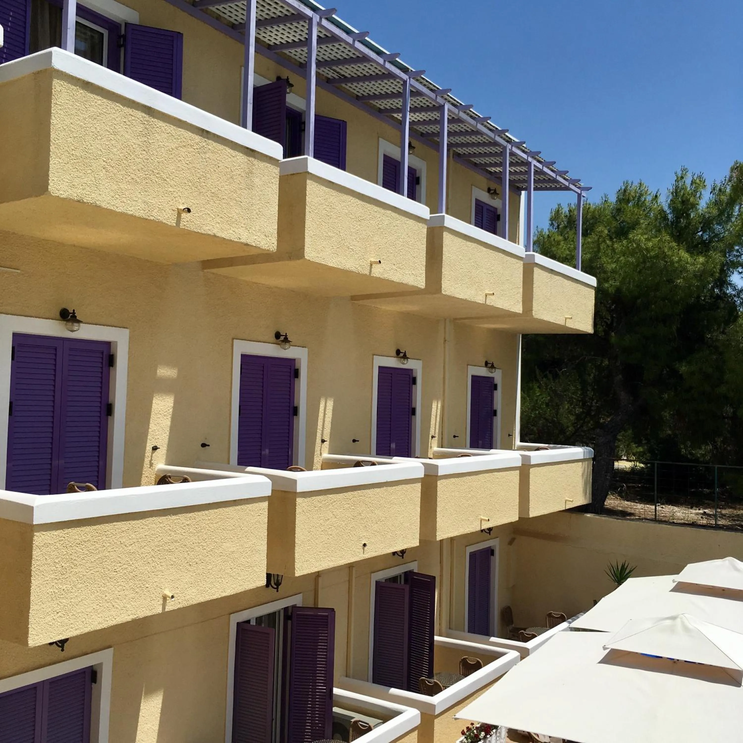 Bird's eye view in Katerina Hotel