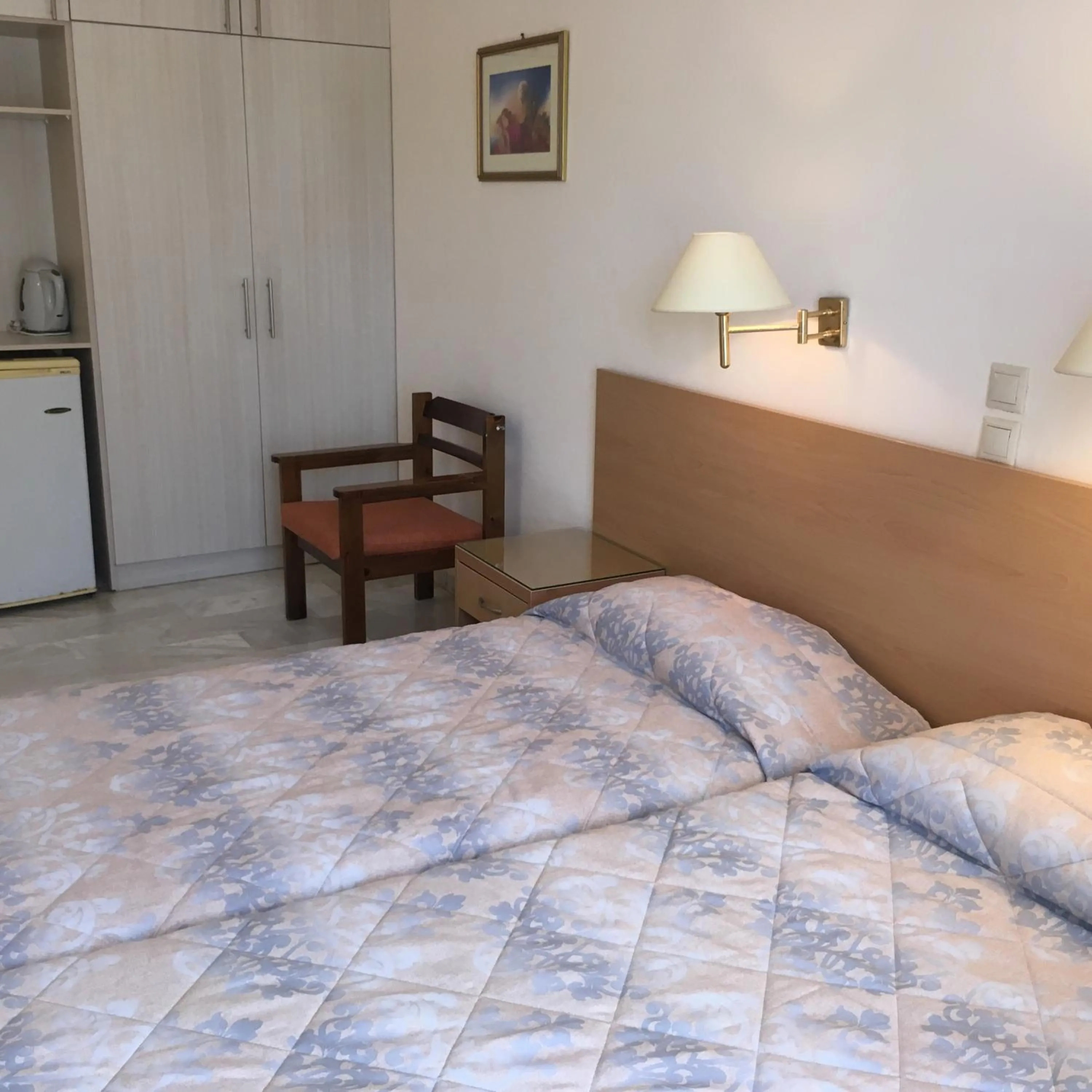 Bed in Katerina Hotel