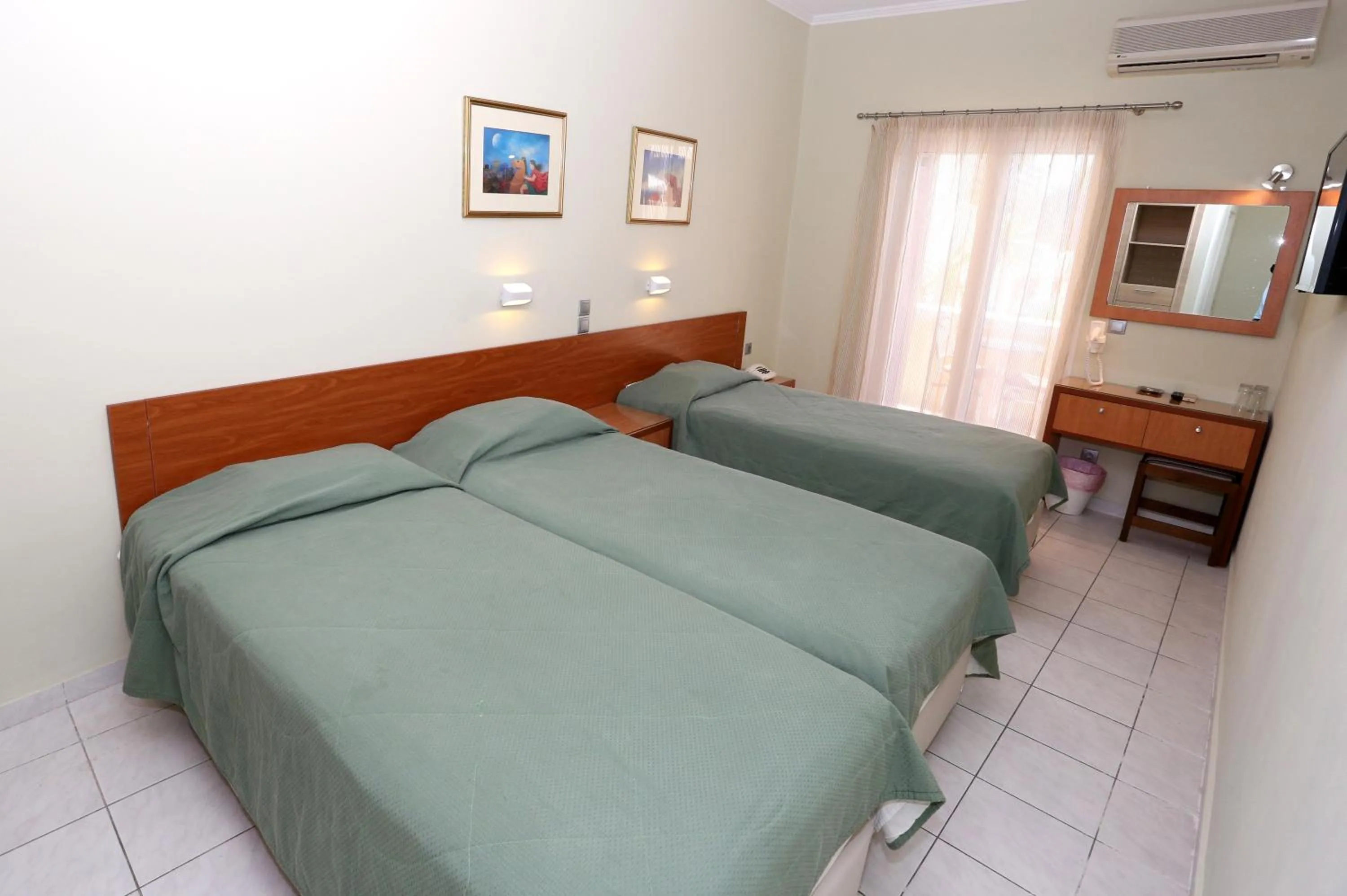 Bed in Katerina Hotel