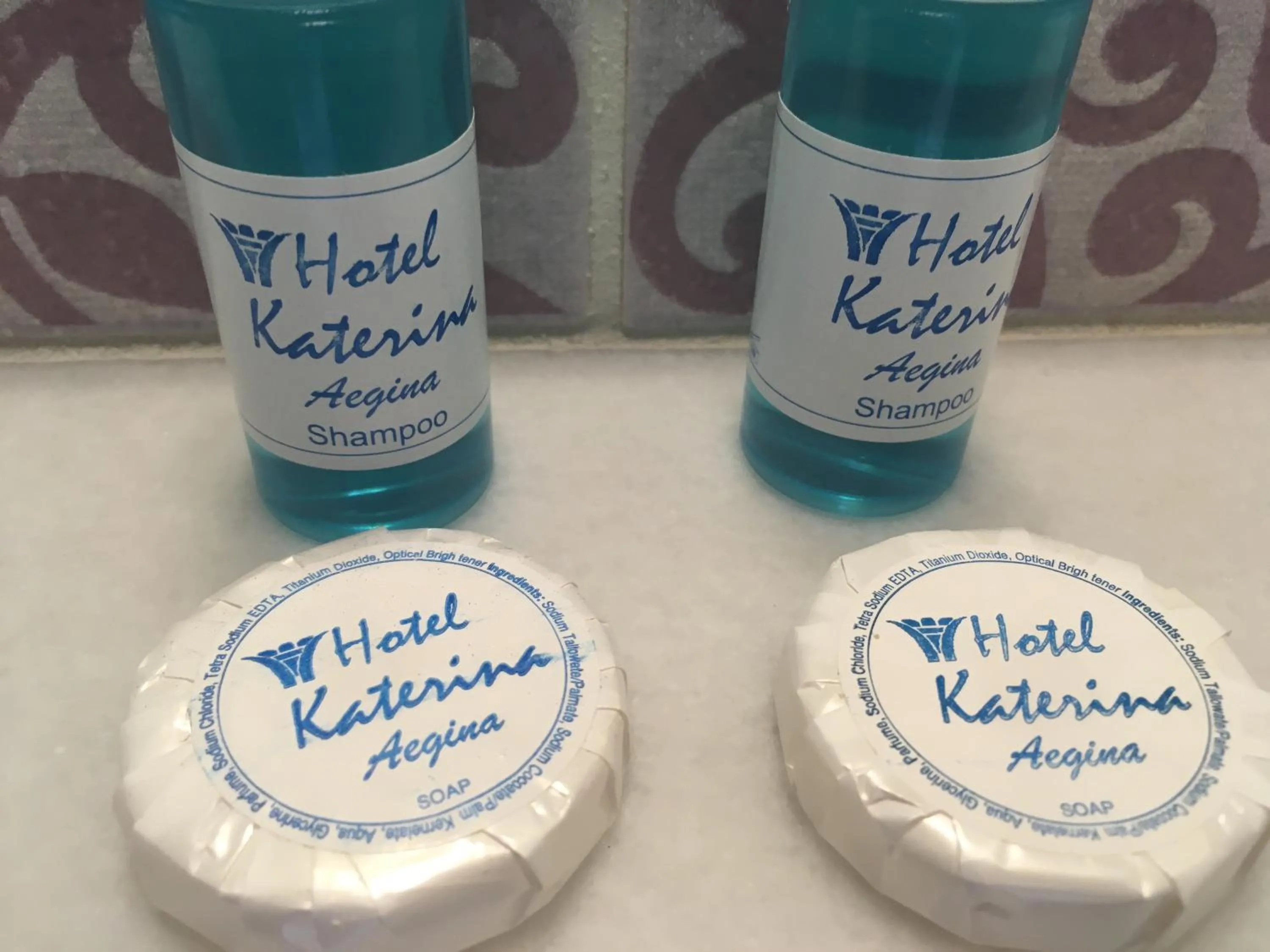 Decorative detail in Katerina Hotel