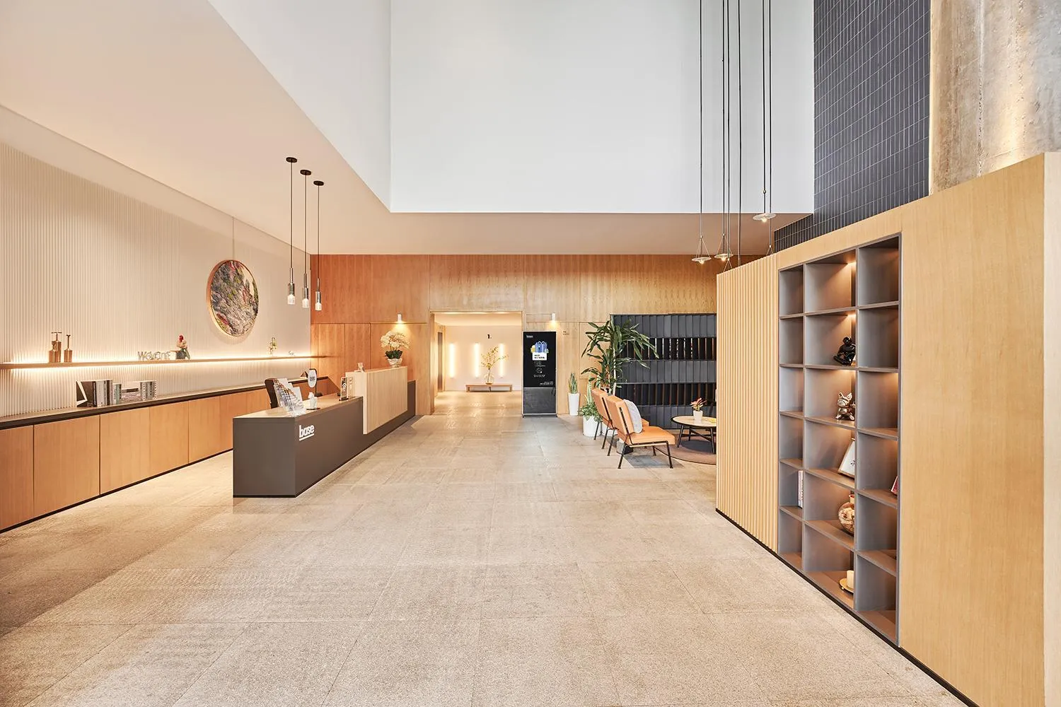 Lobby or reception in base-Shanghai SUHE Serviced Apartment, Near East Nanjing Road & People's Square