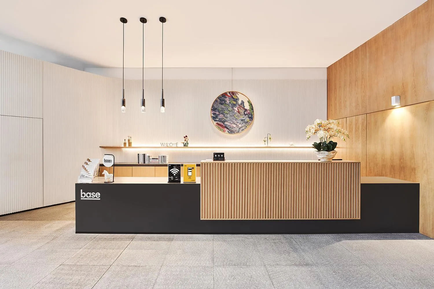 Lobby or reception in base-Shanghai SUHE Serviced Apartment, Near East Nanjing Road & People's Square