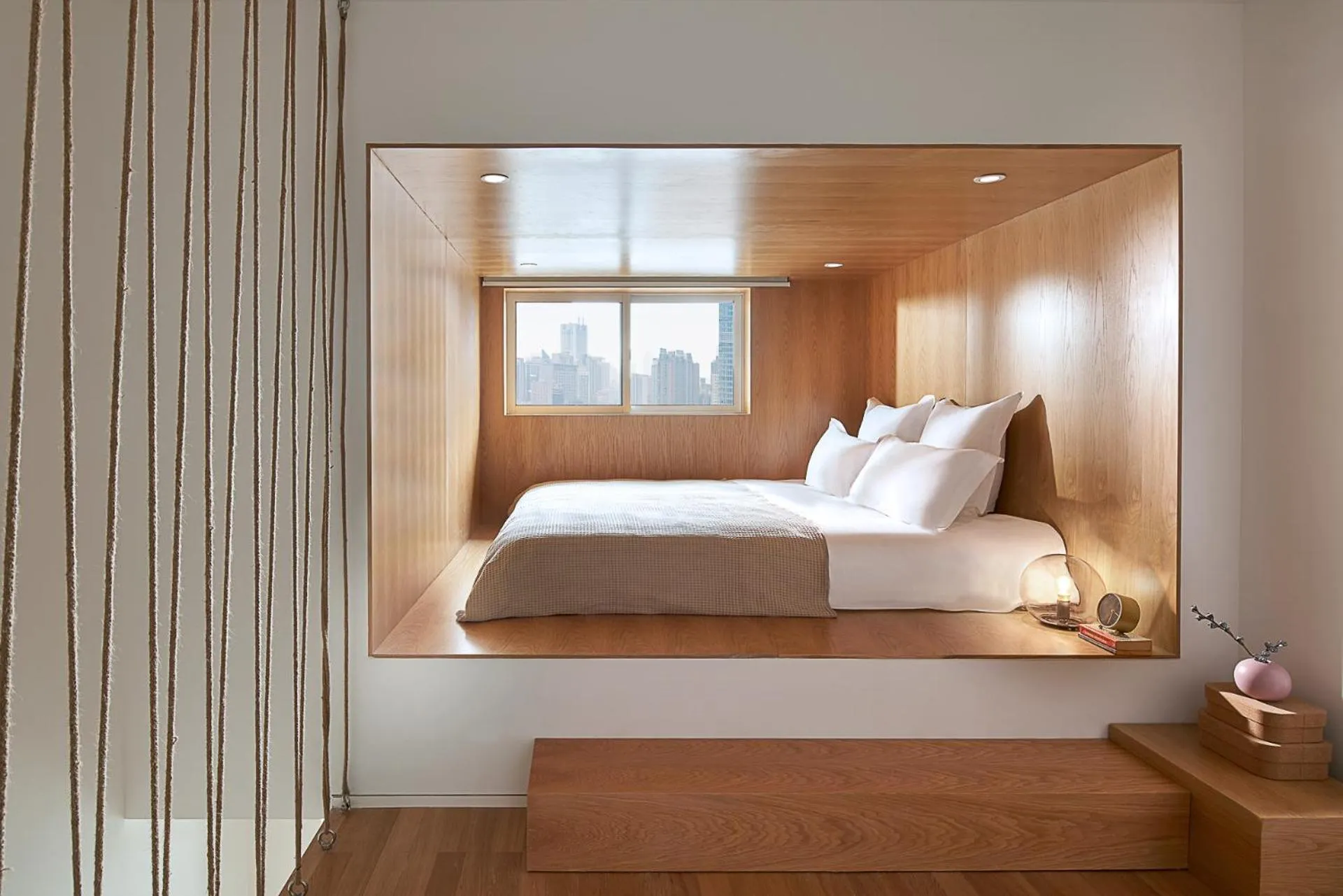 Bedroom in base-Shanghai SUHE Serviced Apartment, Near East Nanjing Road & People's Square