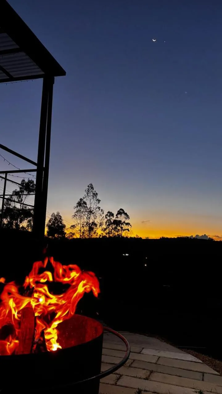 Sunset in Glamping San Sebastian