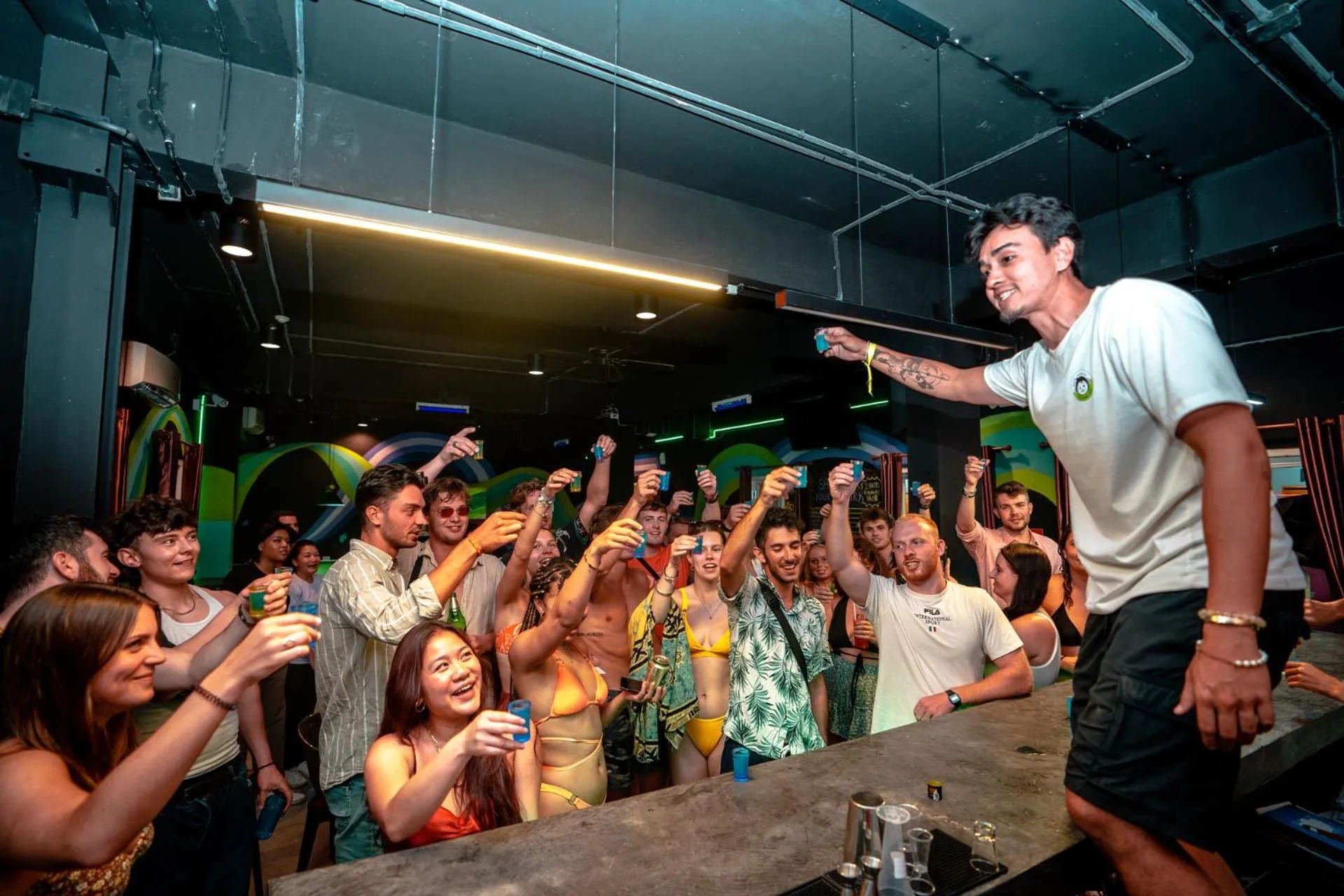 Lounge or bar in Mad Monkey Chiang Mai