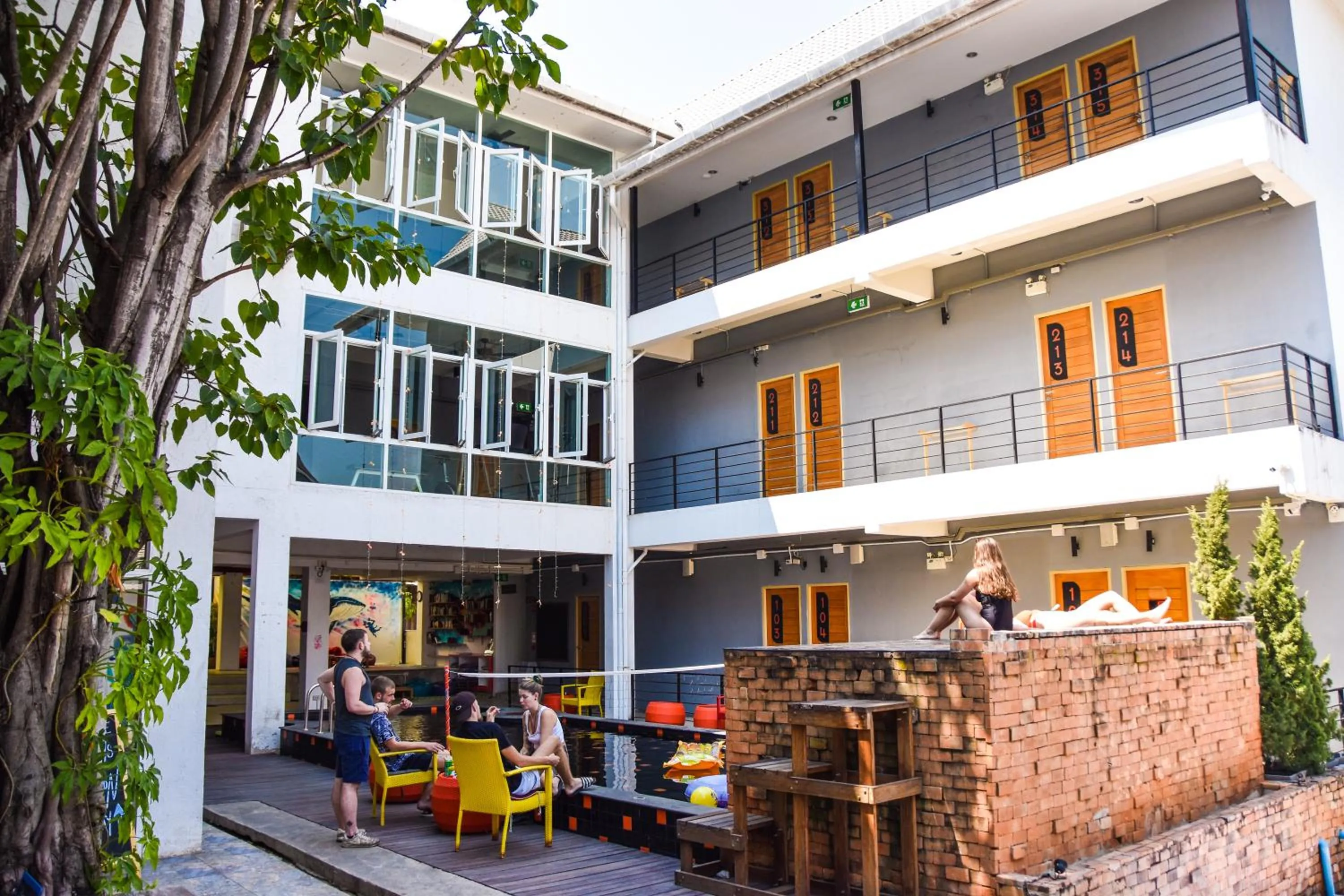 Property building in Mad Monkey Chiang Mai