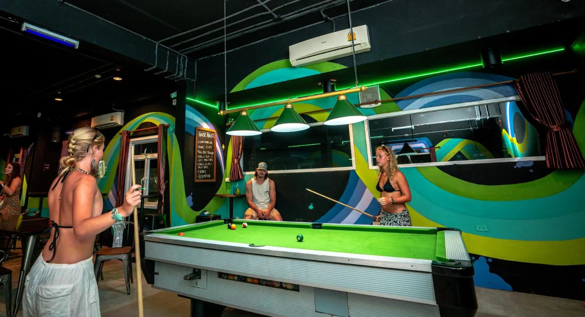 Billiard in Mad Monkey Chiang Mai