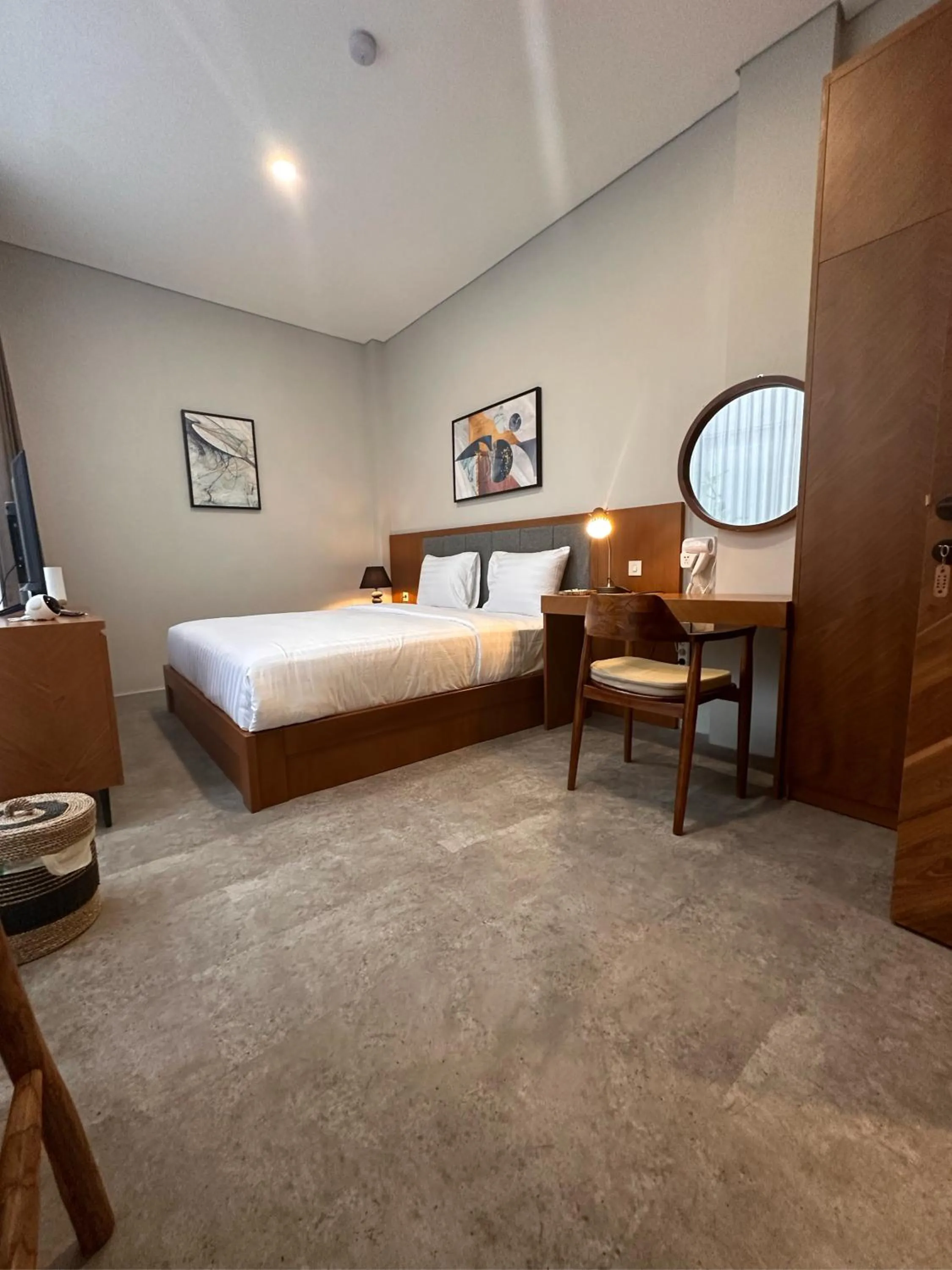 Bed in Sawah Tamanan Villa & Resort