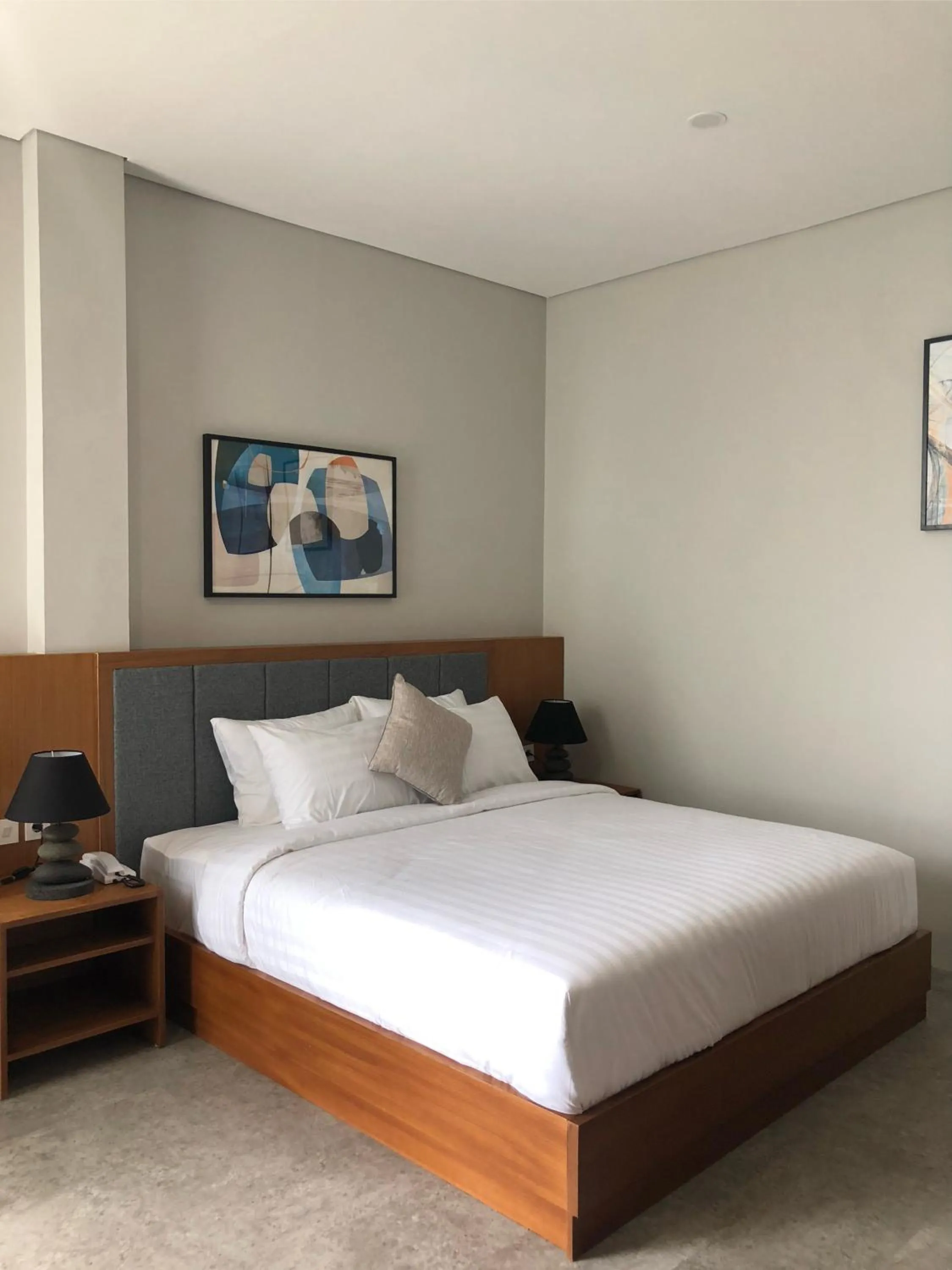 Bed in Sawah Tamanan Villa & Resort