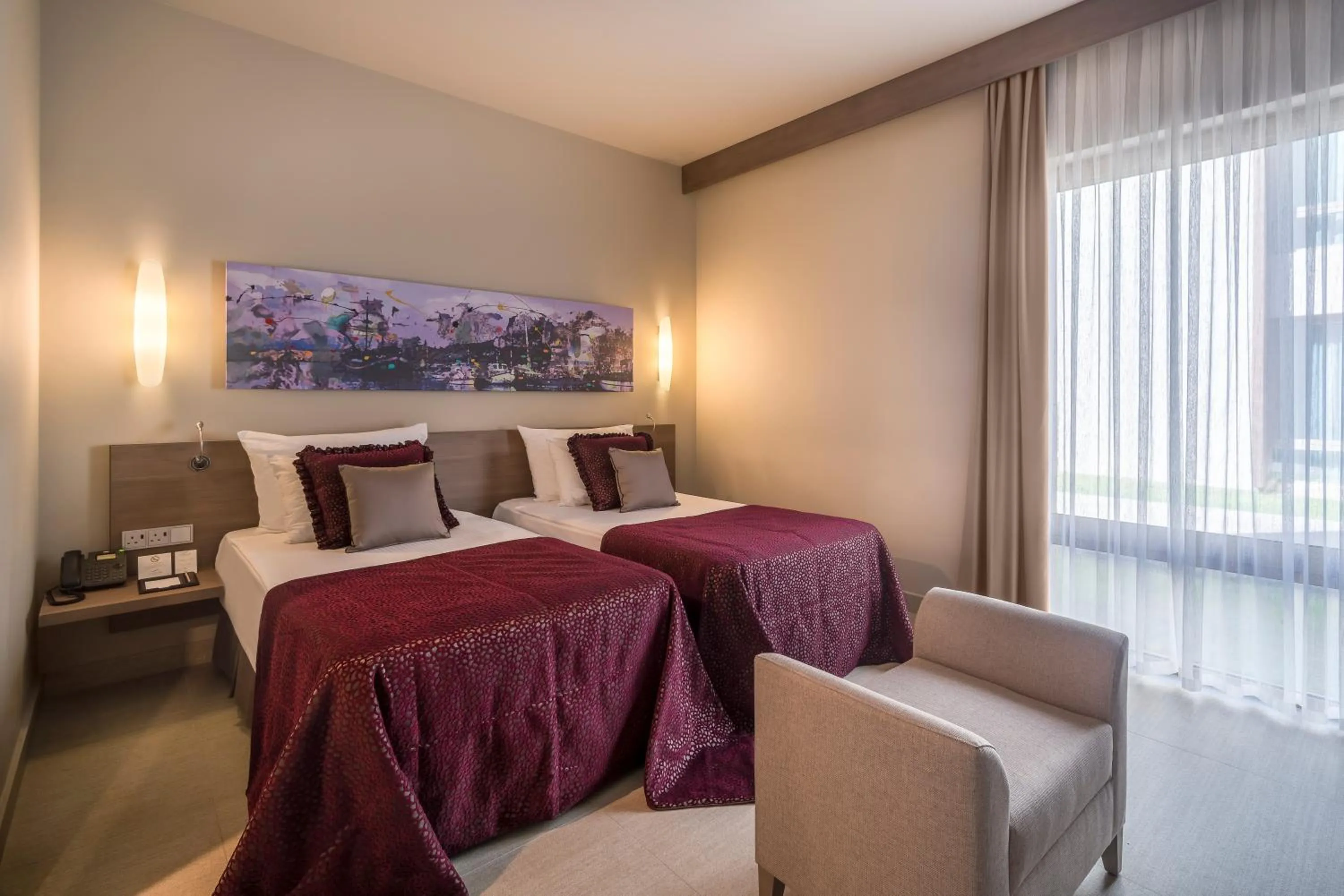 Bedroom, Bed in Concorde Luxury Resort & Casino