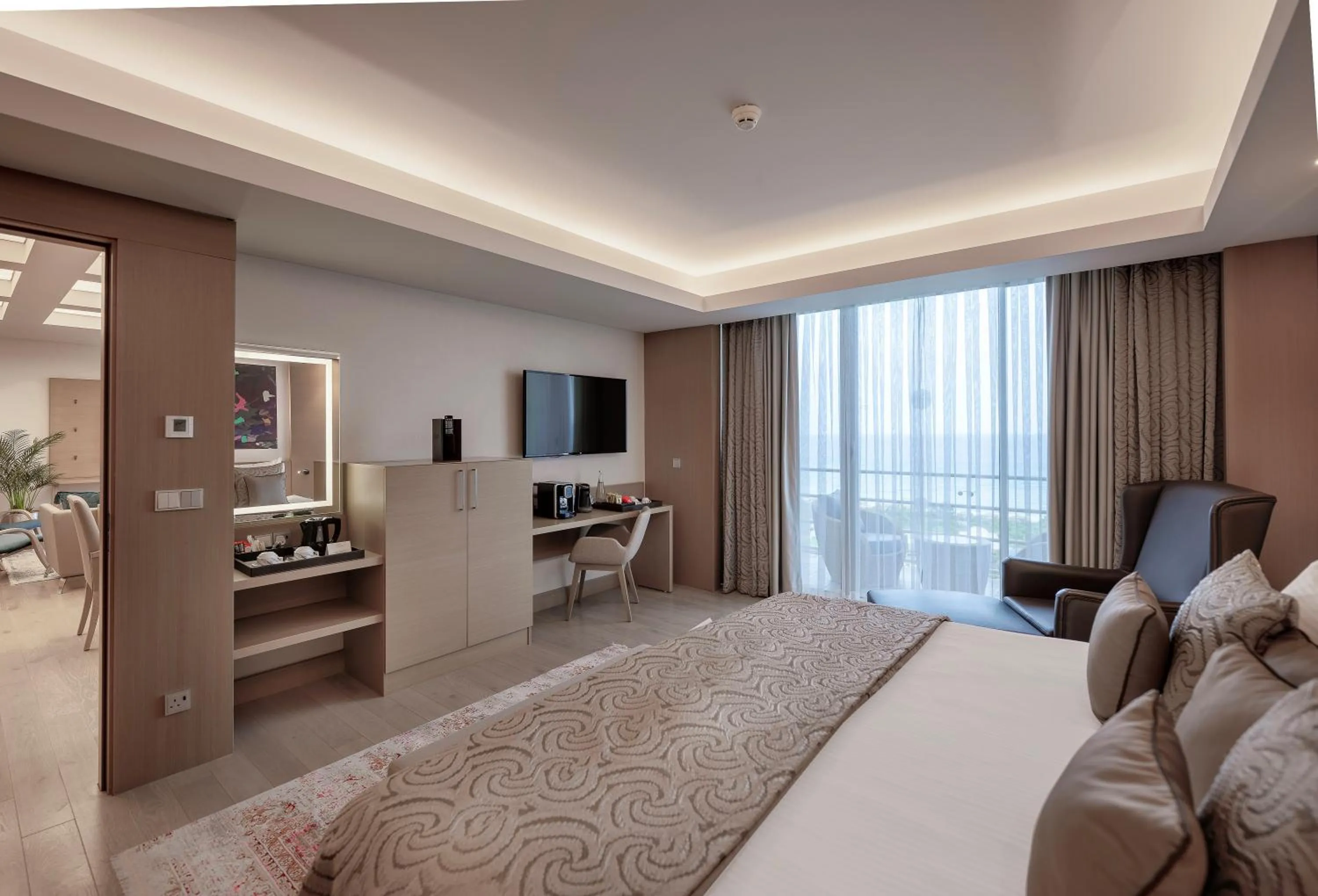 Bed in Concorde Luxury Resort & Casino