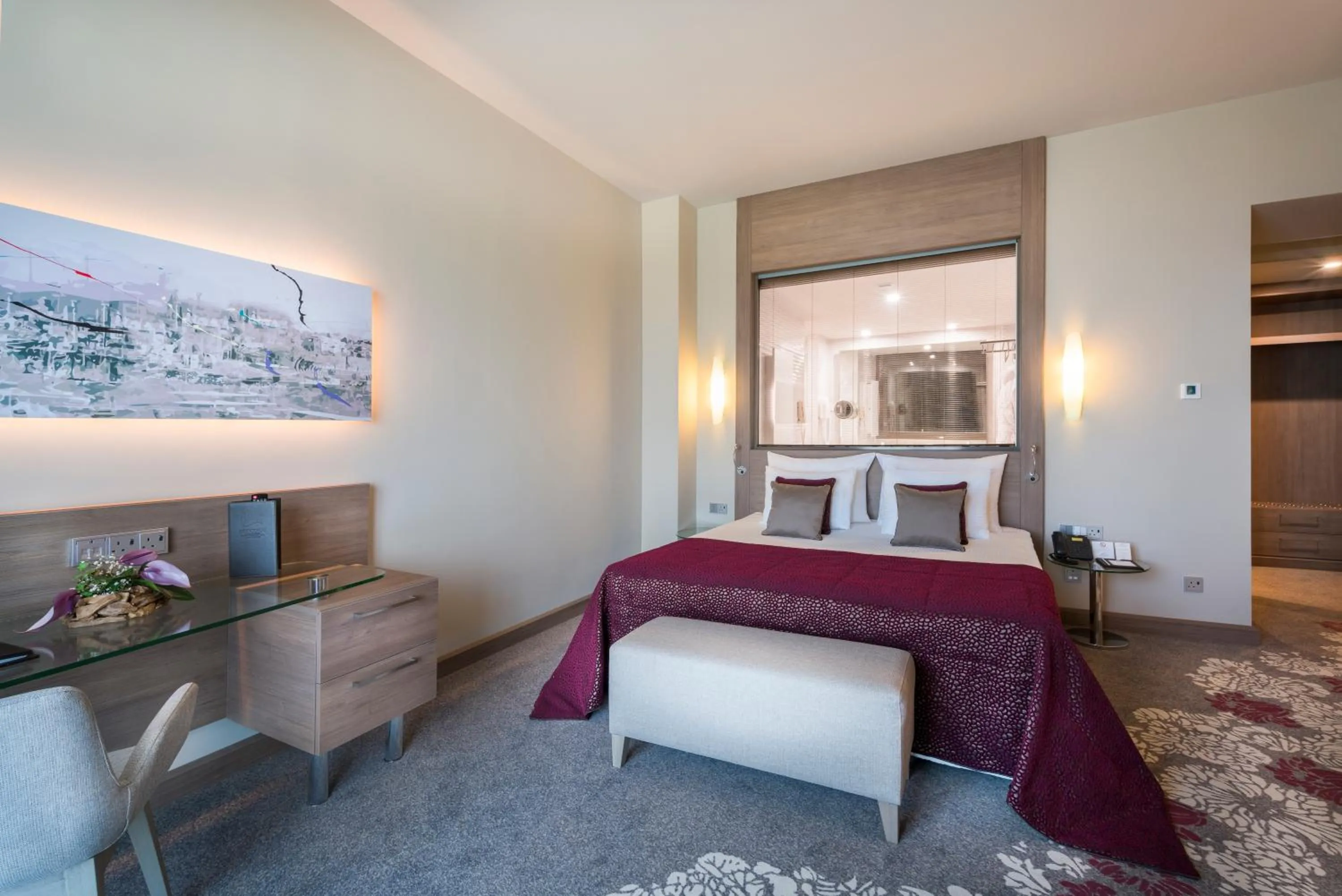 Bed in Concorde Luxury Resort & Casino