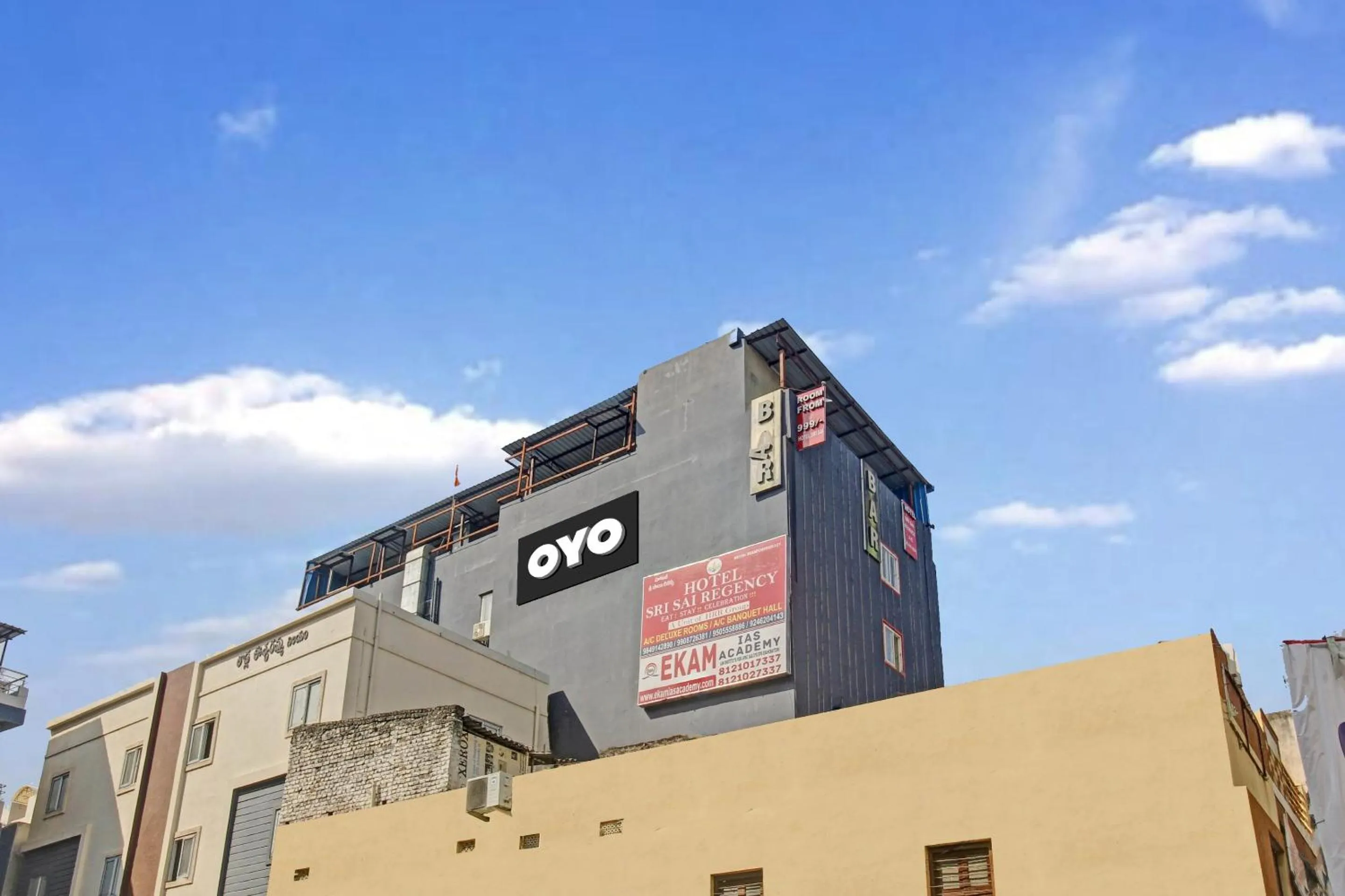 Facade/entrance in Hotel O Sri Sai Regency