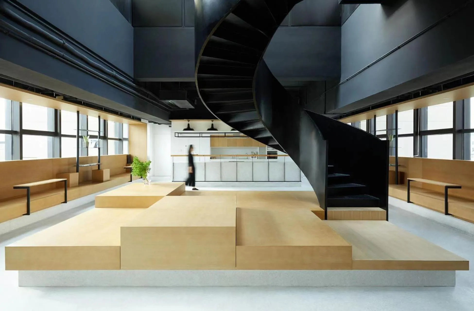 Communal lounge/ TV room in base-Shanghai Pusan Serviced Apartment