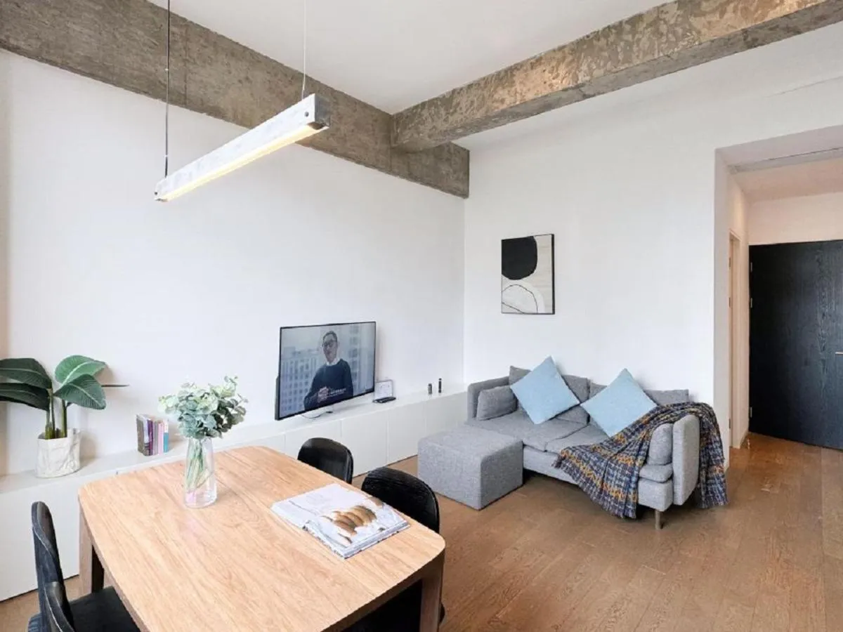 Living room in base-Shanghai Pusan Serviced Apartment