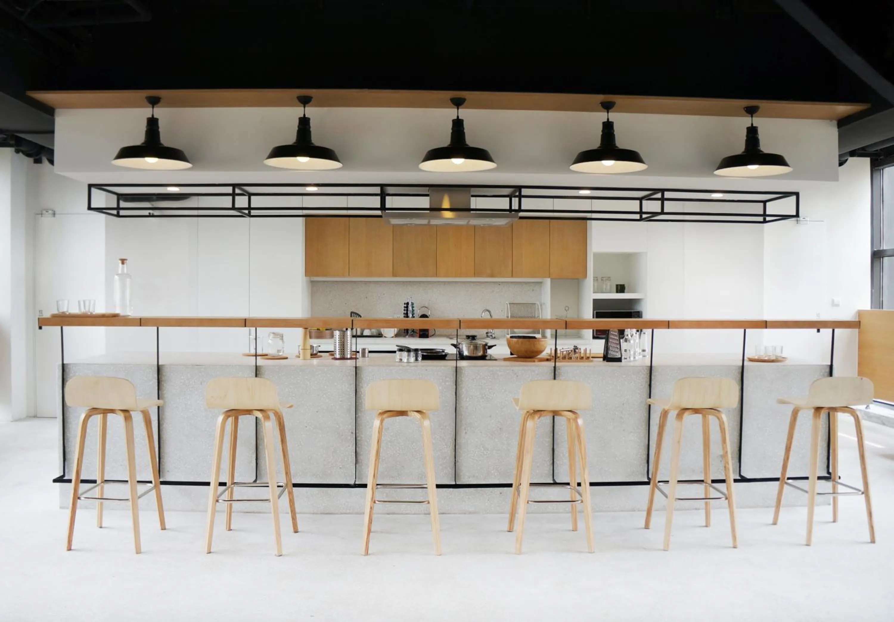 Lounge or bar in base-Shanghai Pusan Serviced Apartment