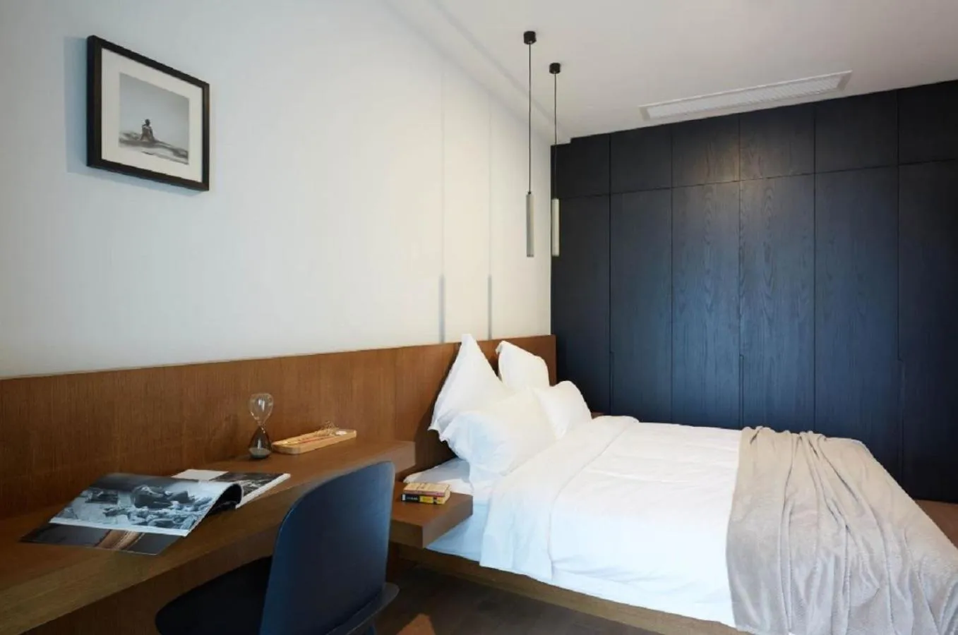 Bed in base-Shanghai Pusan Serviced Apartment
