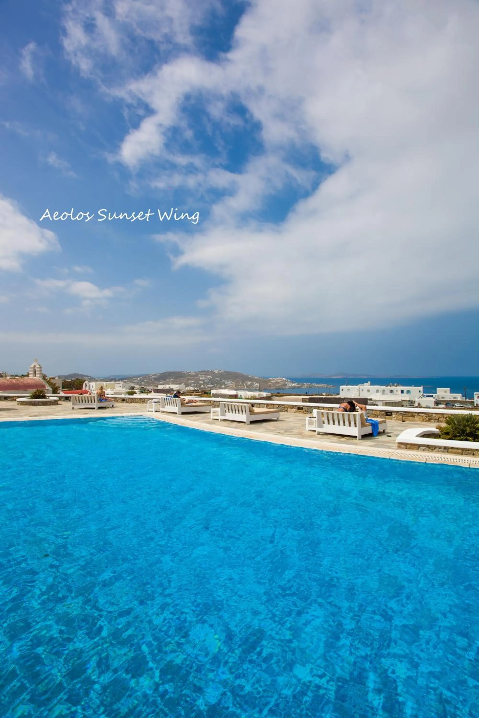 Swimming pool in Aeolos Resort